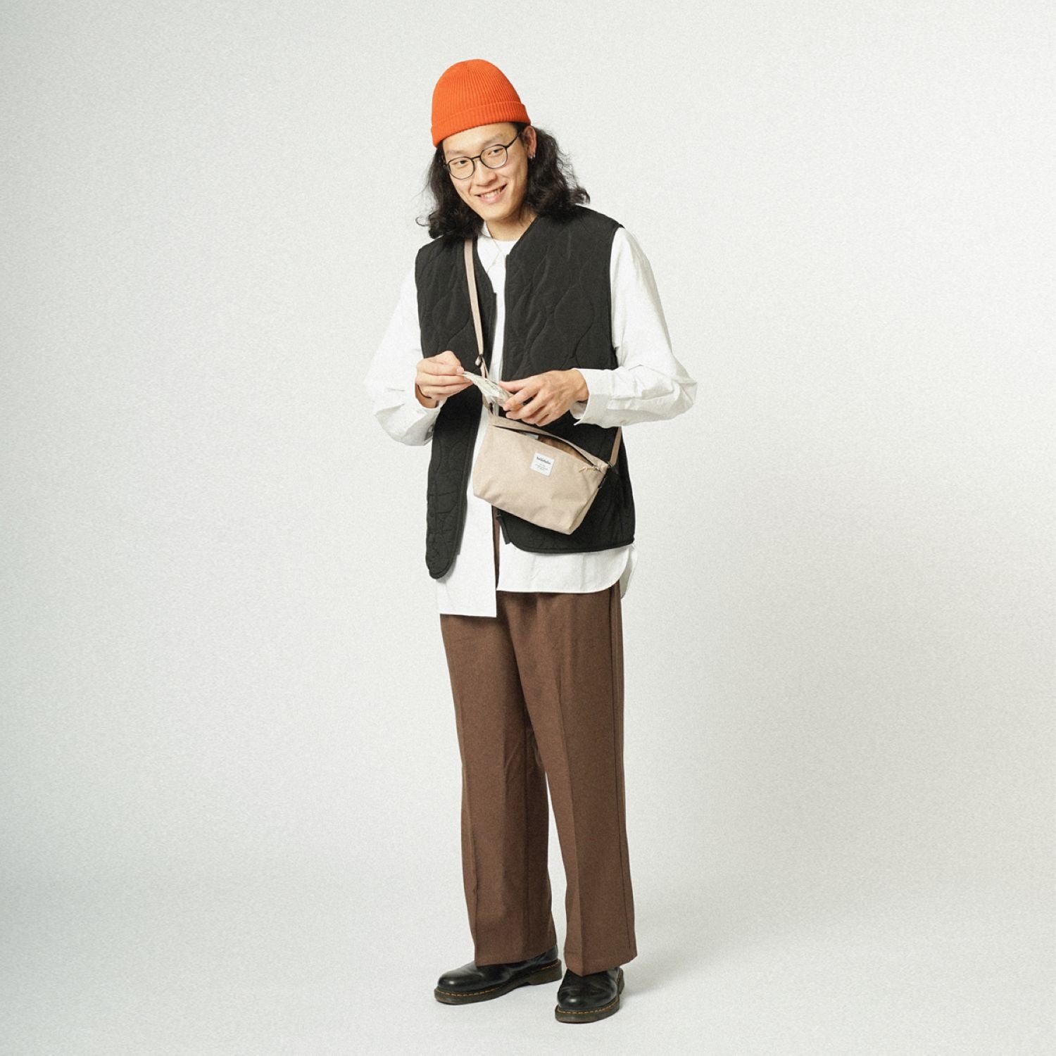 Hellolulu Cana Compact Utility Bag Recycled (Fog Khaki)