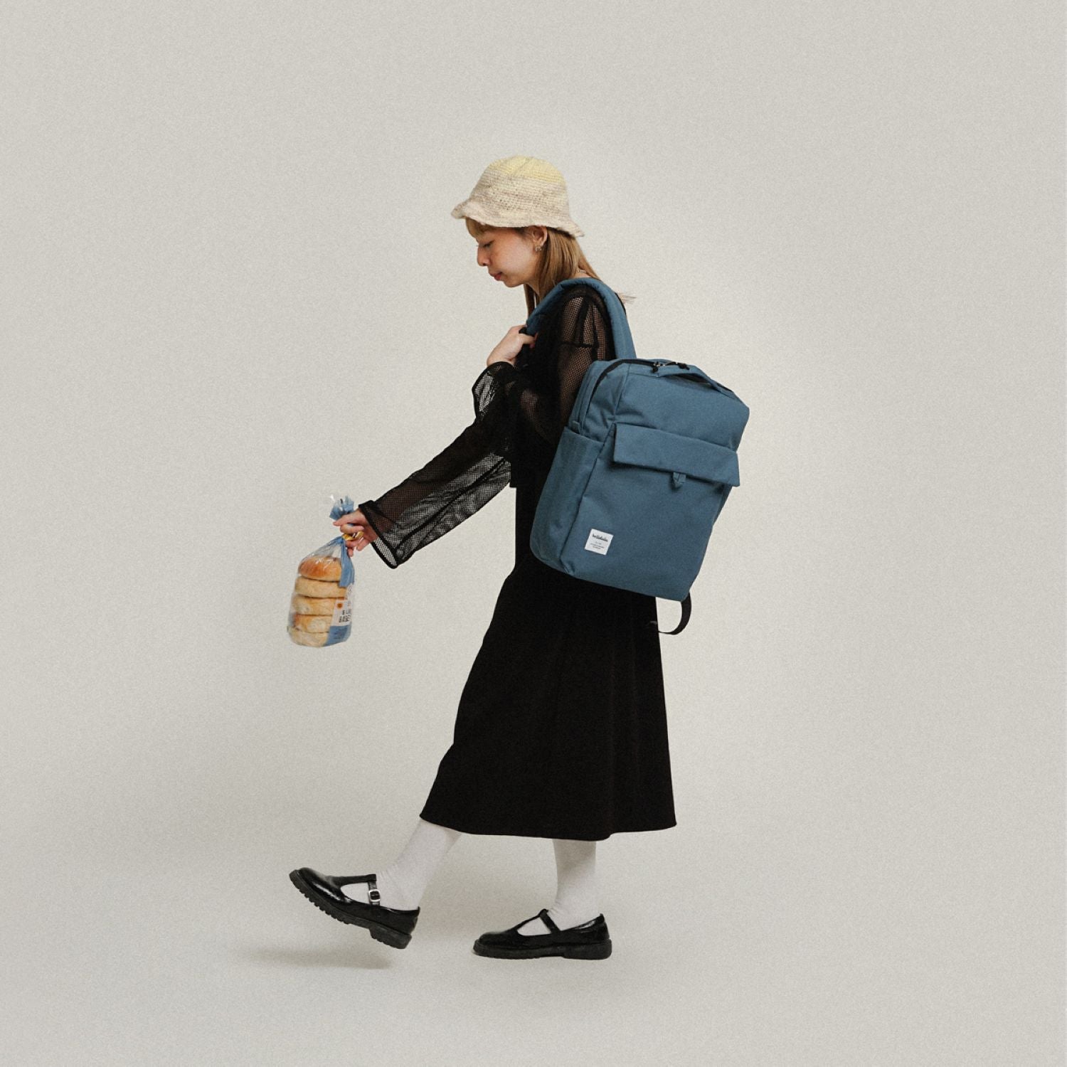 Hellolulu Carter Backpack Recycled (Saxony Blue)