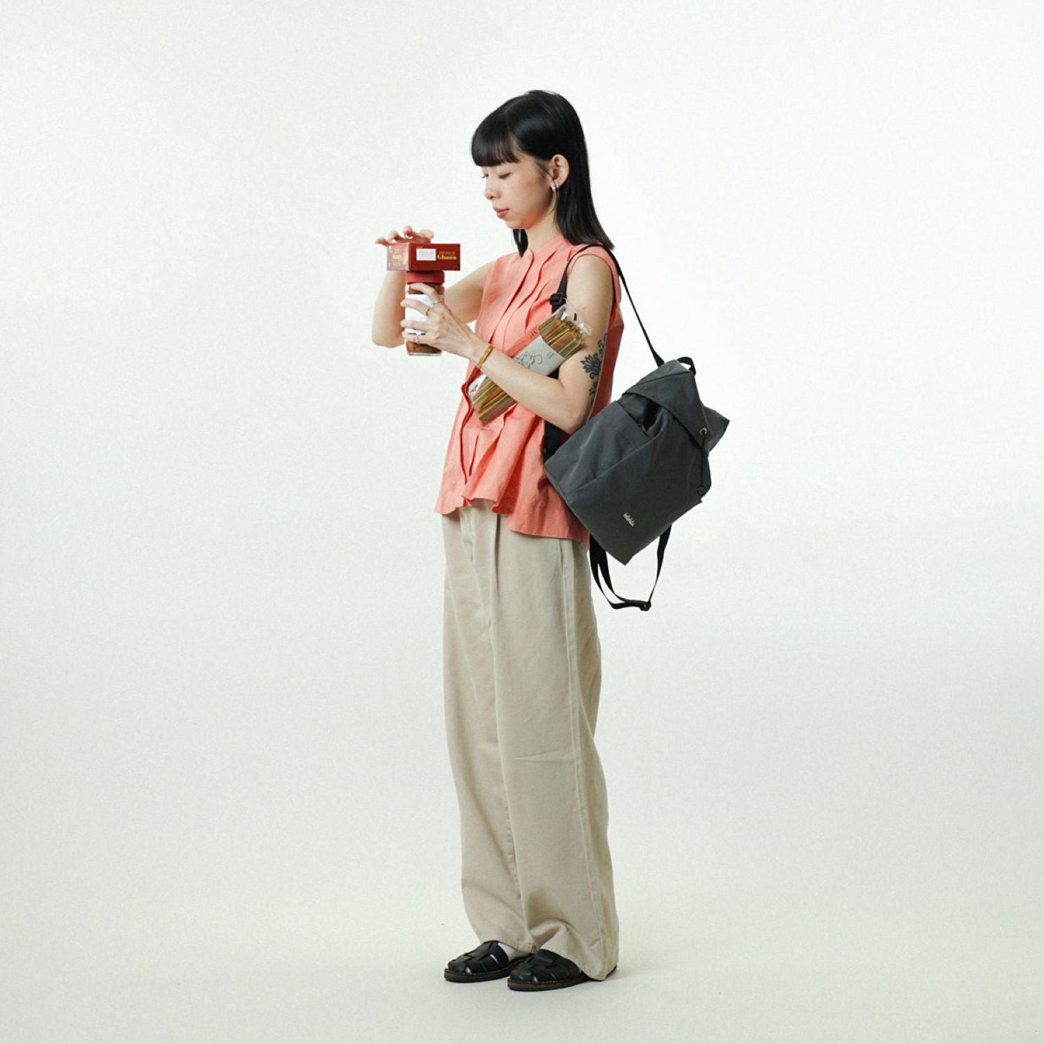 Hellolulu Celeste Day Pack S Recycled (Lava Gray)