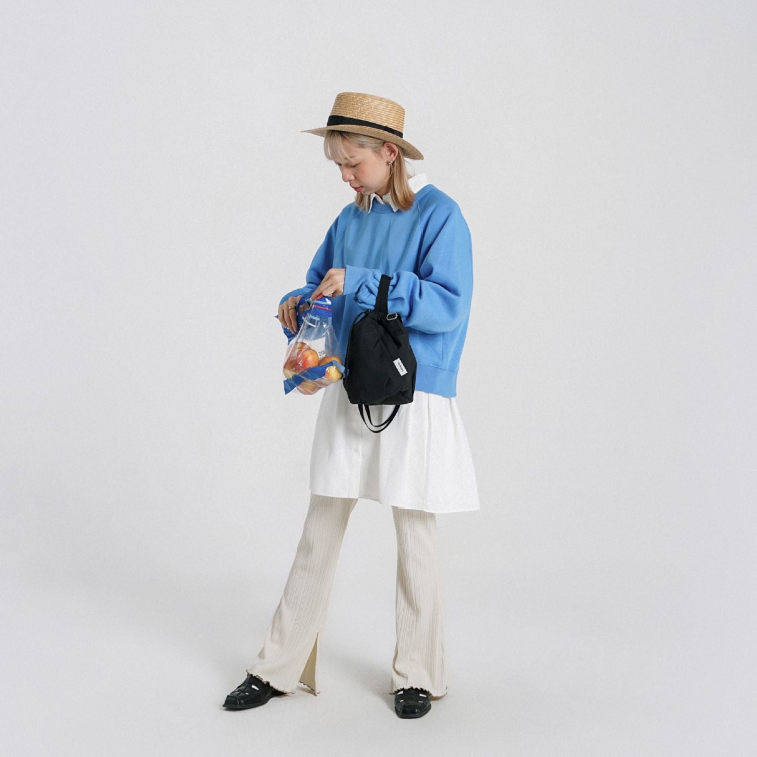 Hellolulu Chico 2 Sided Shoulder (S) (Black)