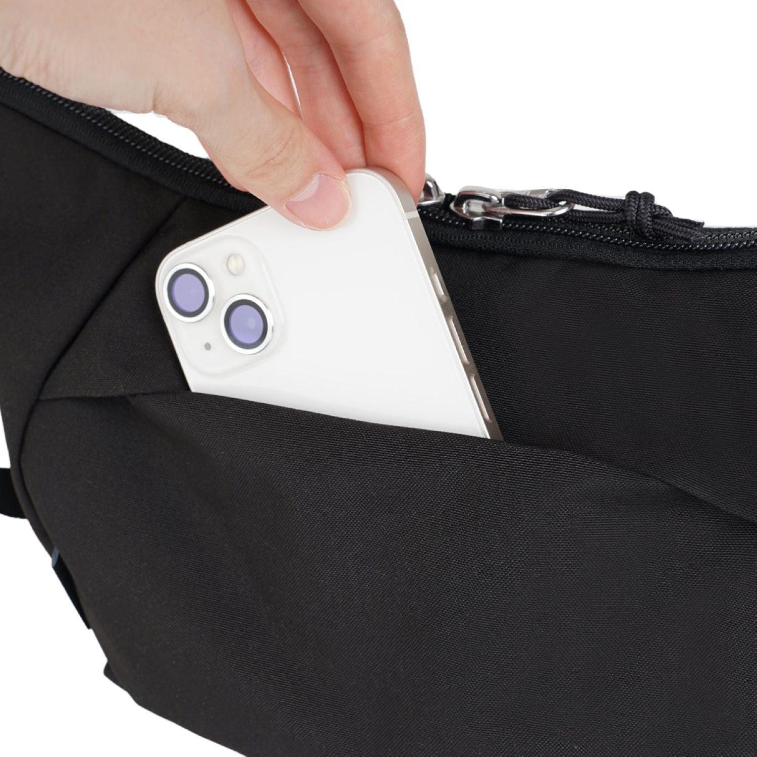 Hellolulu Cora 3-Way Sling Bag (Flat Black)