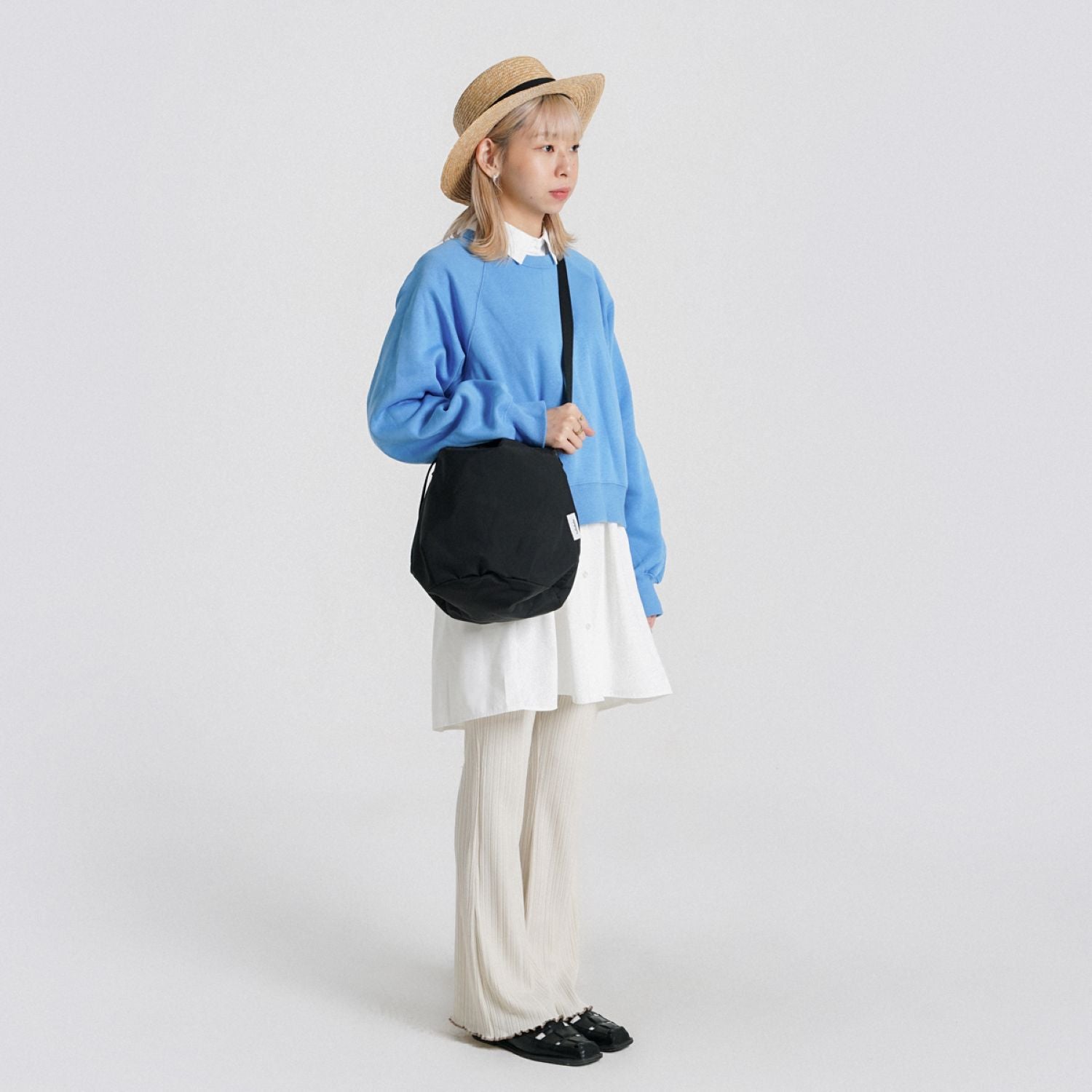 Hellolulu Cowan 2 Sided Bucket Bag (Black)