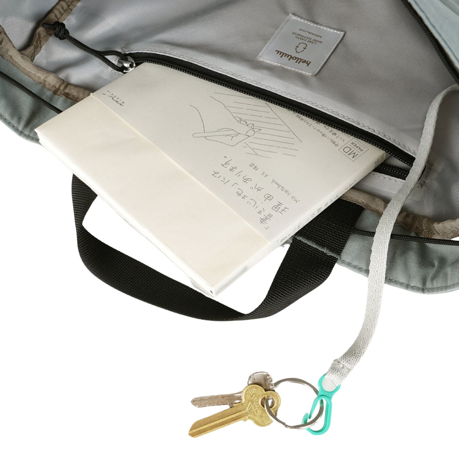 Hellolulu Elio Everyday Totepack Recycled (Pale Teal)