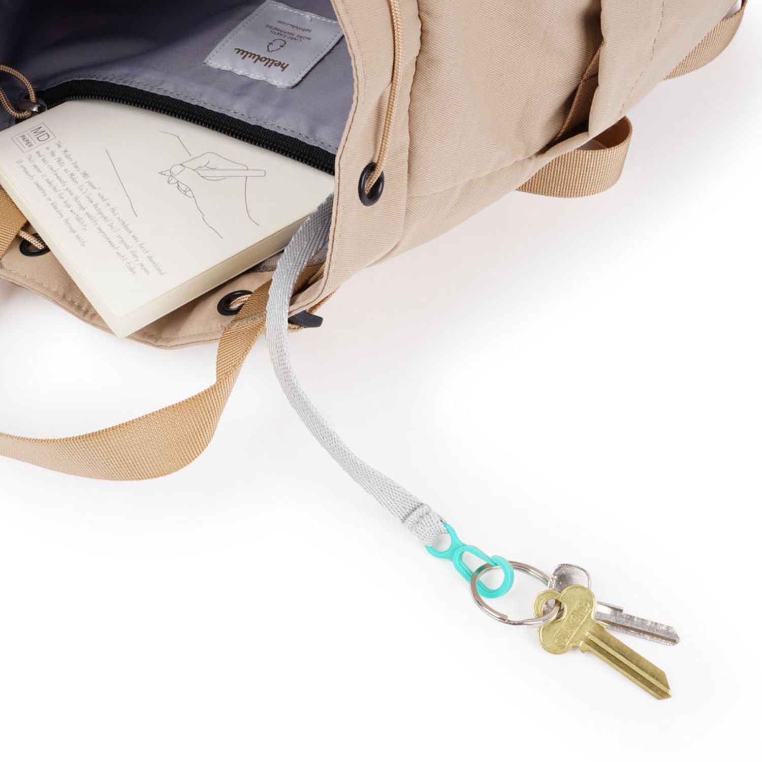 Hellolulu Emma Mini Everyday Totepack Recycled (Clay Khaki)