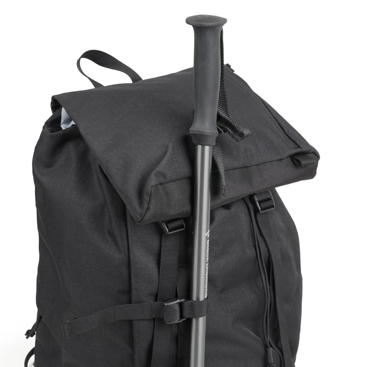 Hellolulu Gio Utility Flap Backpack L Recycled (Charcoal Black)