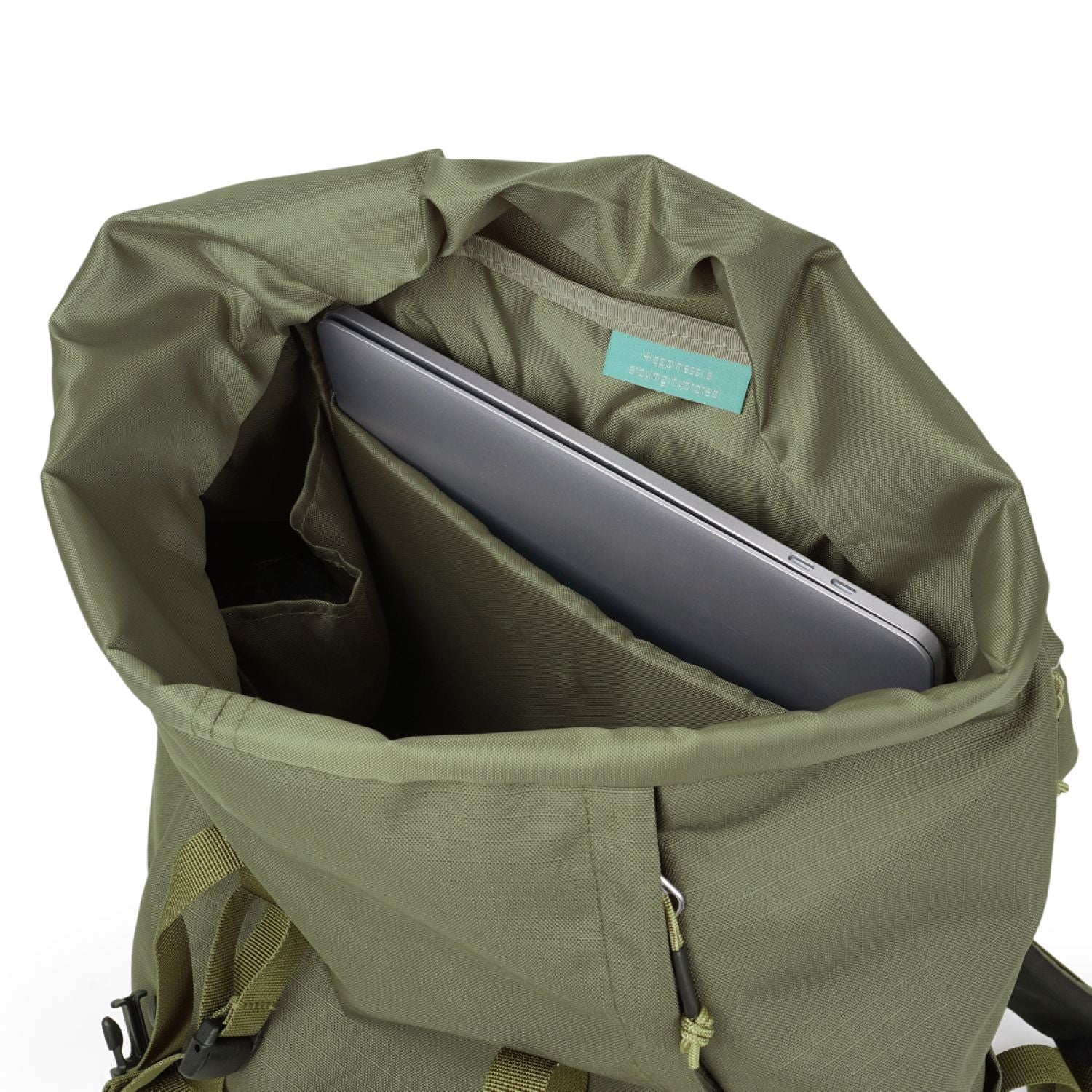 Hellolulu Gio Utility Flap Backpack L Recycled (Olive Drab)