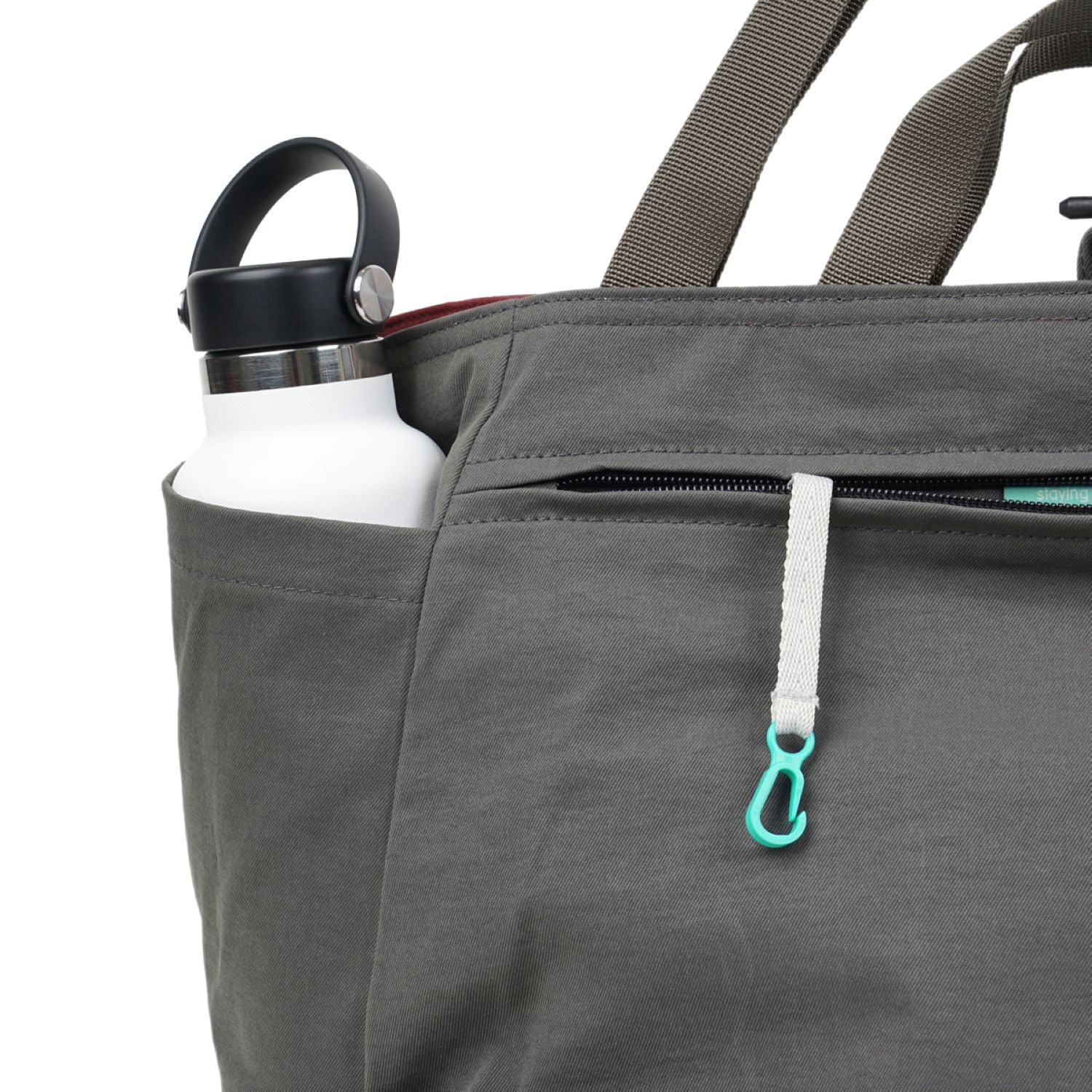 Hellolulu Jake Double Sided 2 Way Tote Recycled (Berry Wine/Glacier Gray)