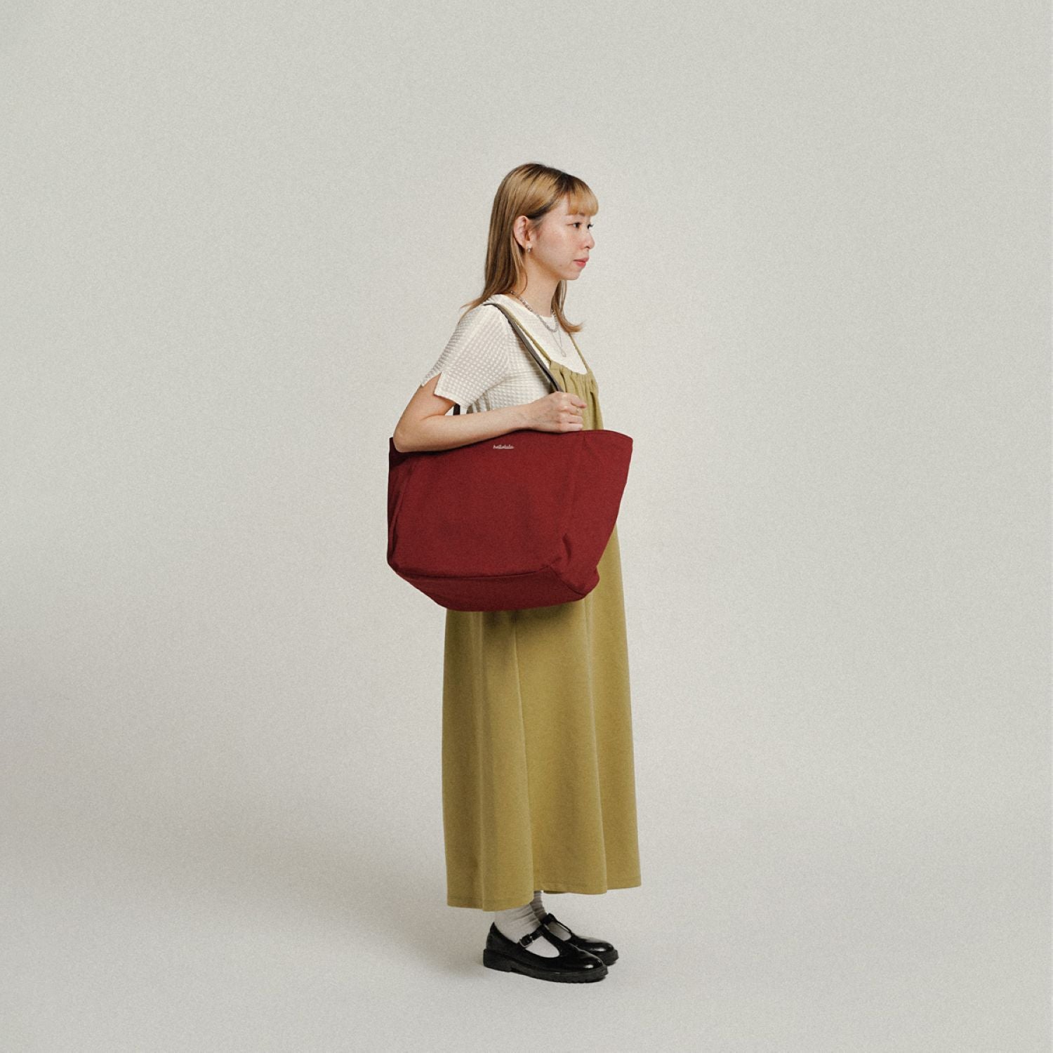 Hellolulu Jake Double Sided 2 Way Tote Recycled (Berry Wine/Glacier Gray)