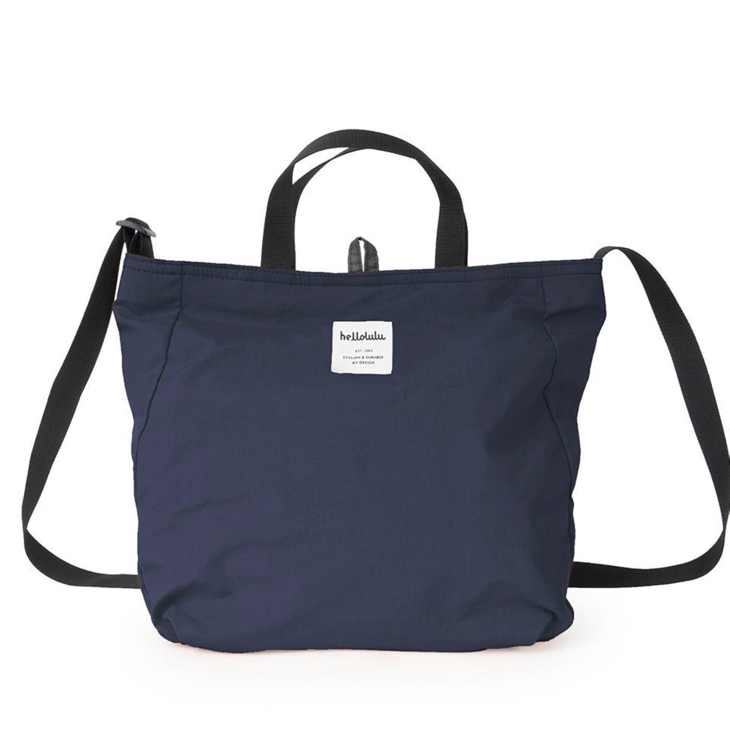Hellolulu Jolie Double Sided 2 Way Shoulder Bag (Prussian Blue/Iron Gray)