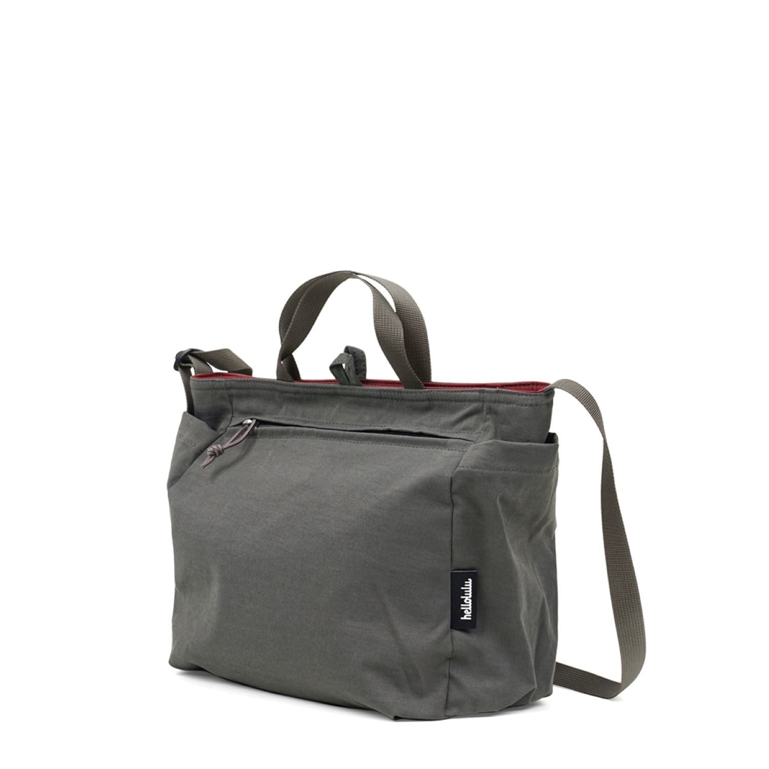 Hellolulu Jolie Double Sided 2 Way Shoulder Bag Recycled (Berry Wine/Glacier Gray)
