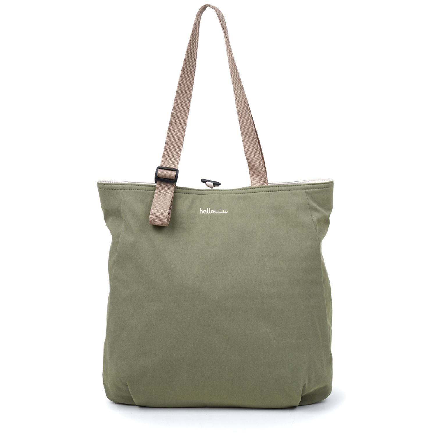 Hellolulu Jonna Double Sided Versatile Tote Recycled (Bright Olive/Linen)