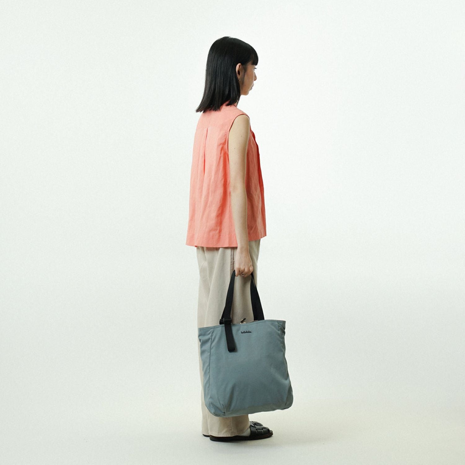 Hellolulu Jonna Double Sided Versatile Tote Recycled (Pale Teal/Clay Khaki)