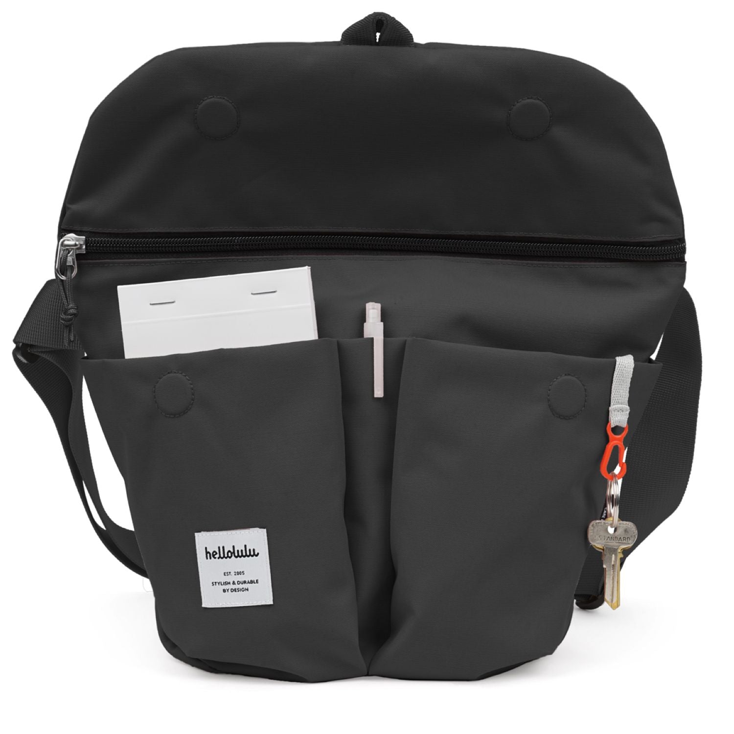 Hellolulu Kasen Shoulder Bag Recycled (Flat Black)