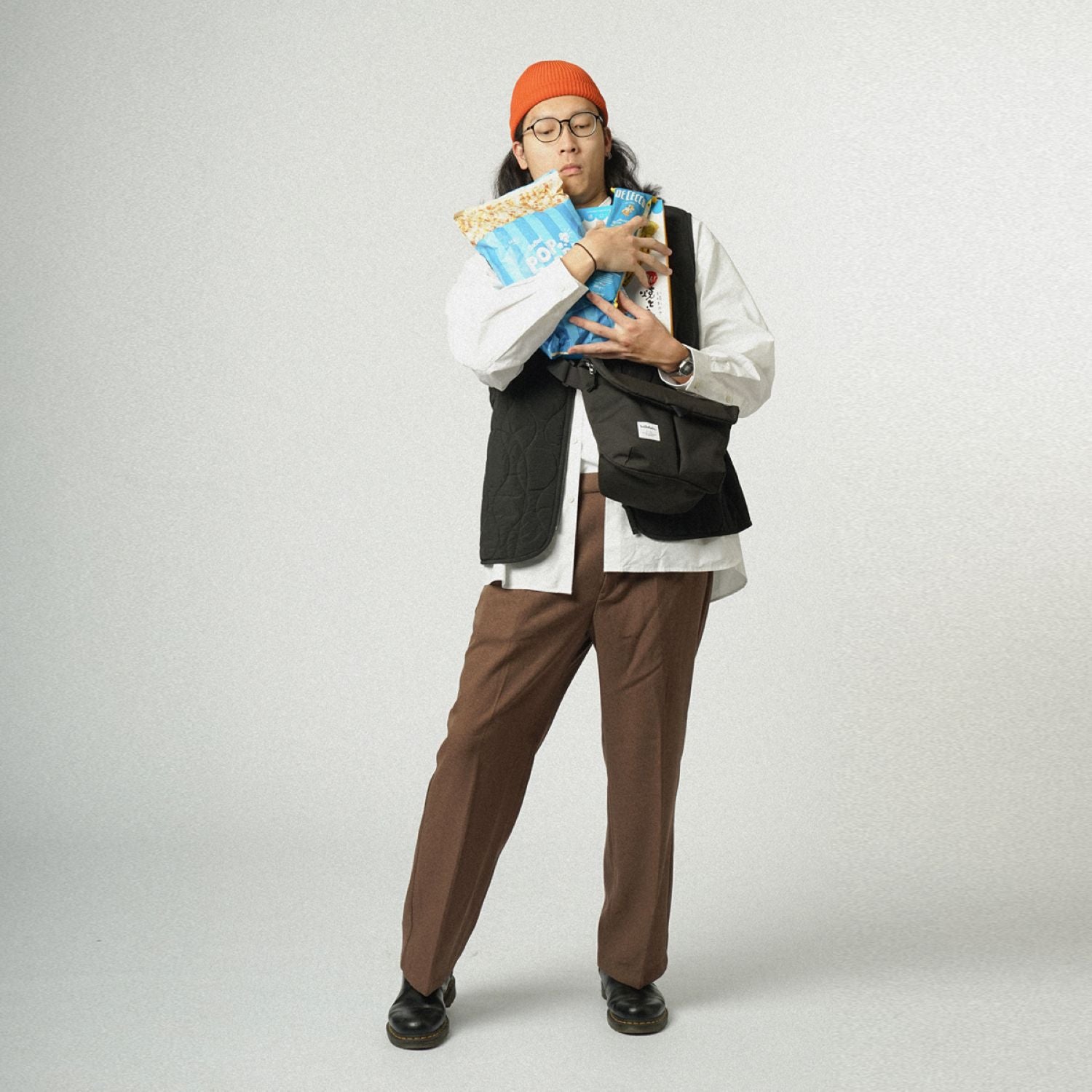 Hellolulu Kasen Shoulder Bag Recycled (Flat Black)