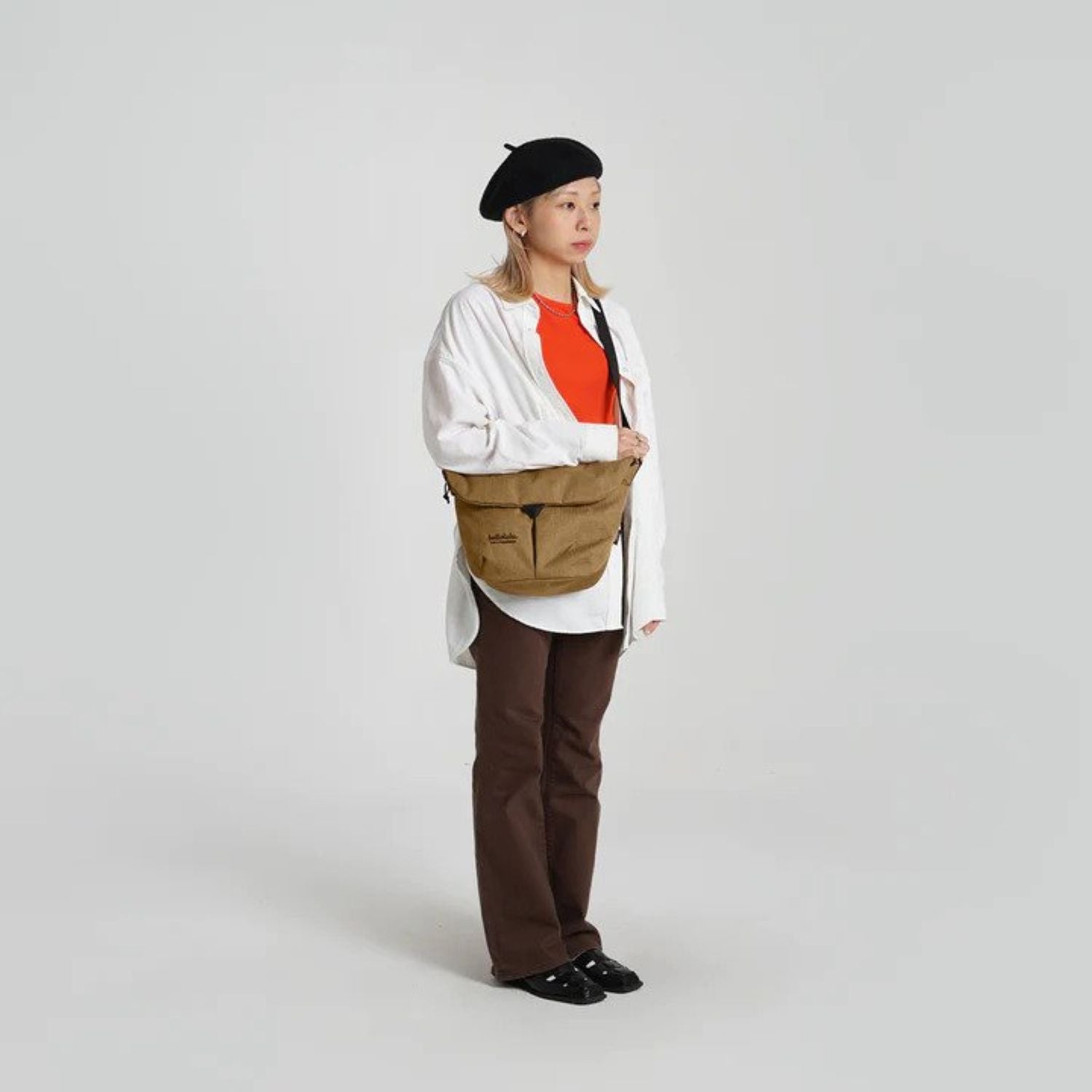 Hellolulu Kasen Shoulder Bag Recycled (Teak Brown)
