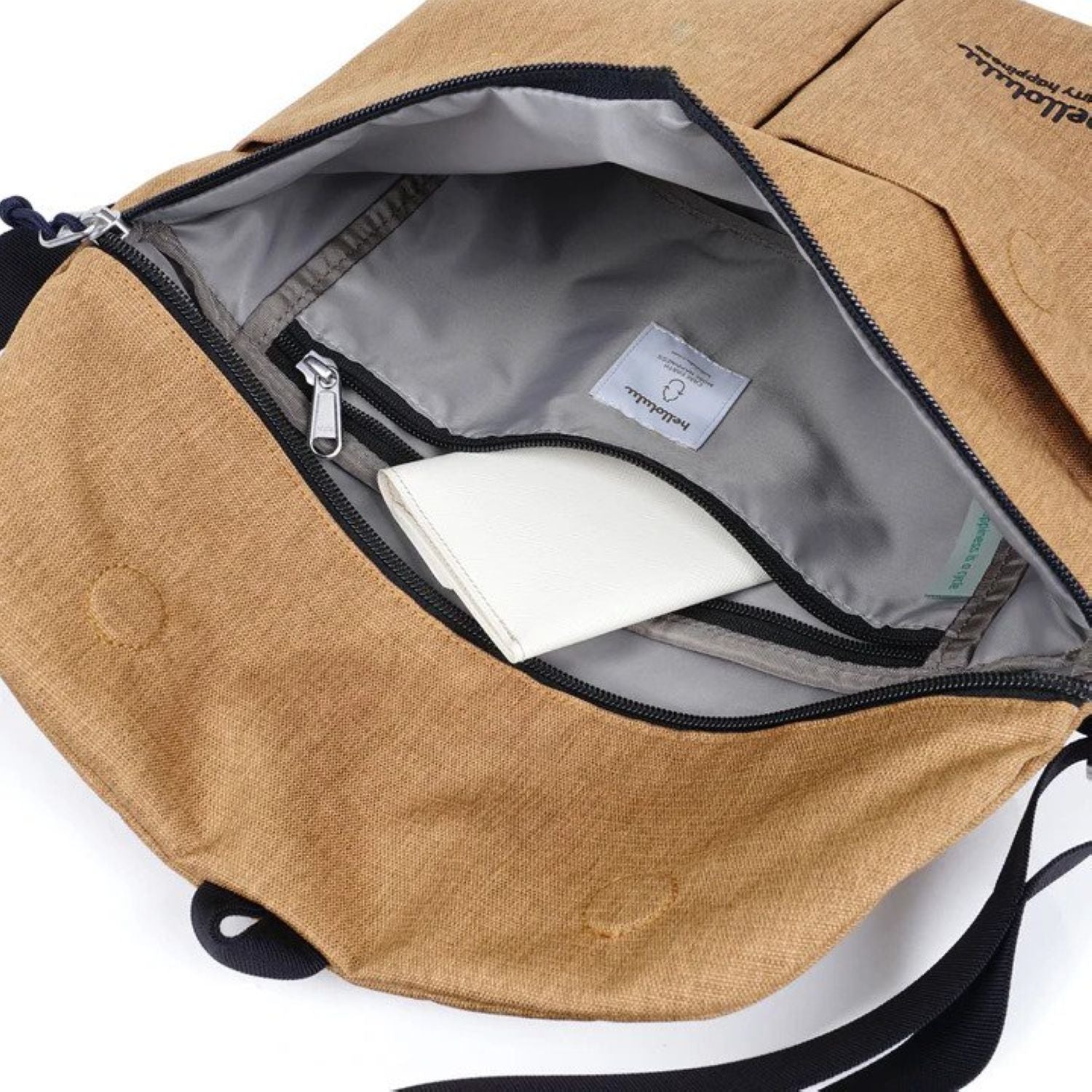 Hellolulu Kasen Shoulder Bag Recycled (Teak Brown)
