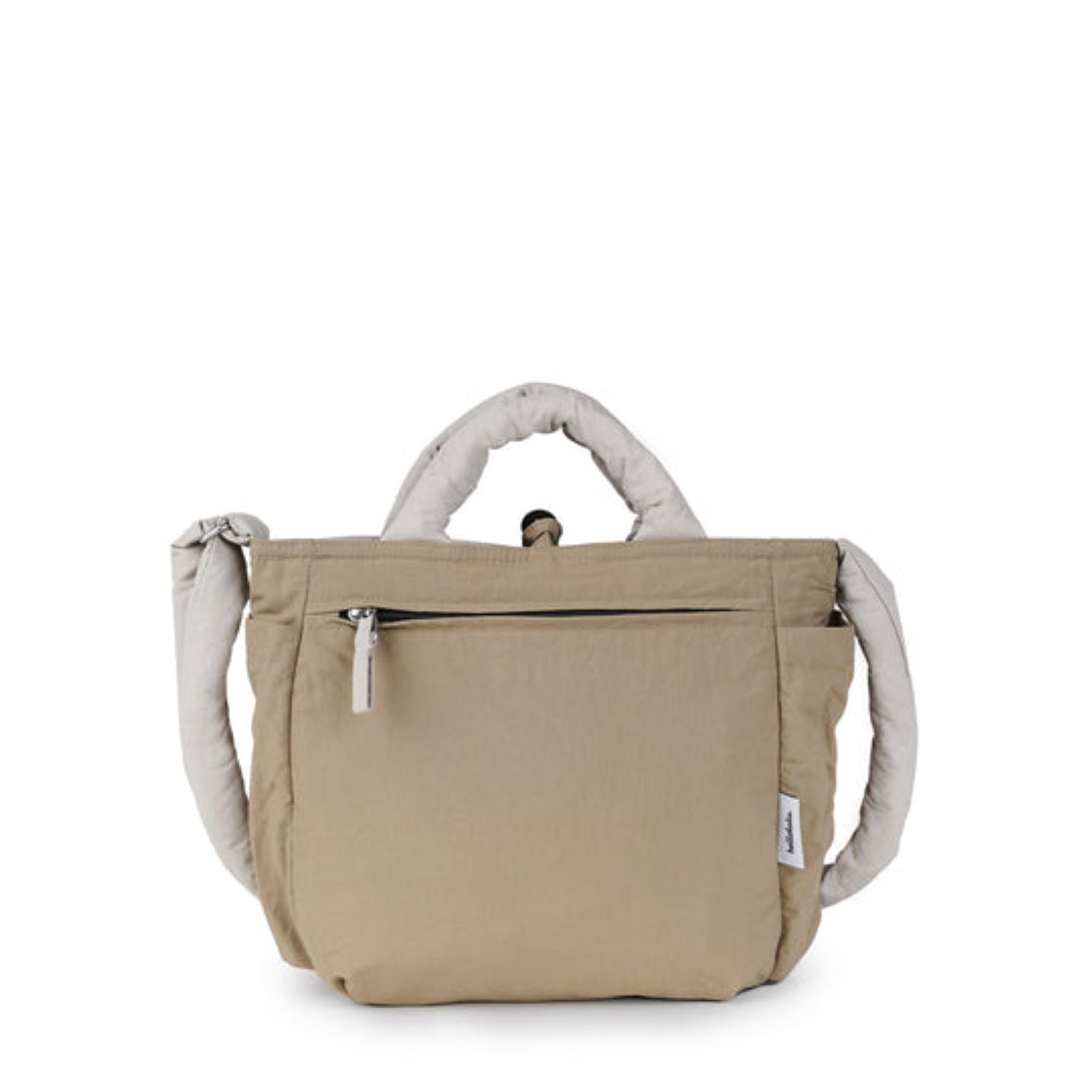 Hellolulu Kelis Double Sided 2-Way Shoulder Bag (Silver Birch/Pale Khaki)