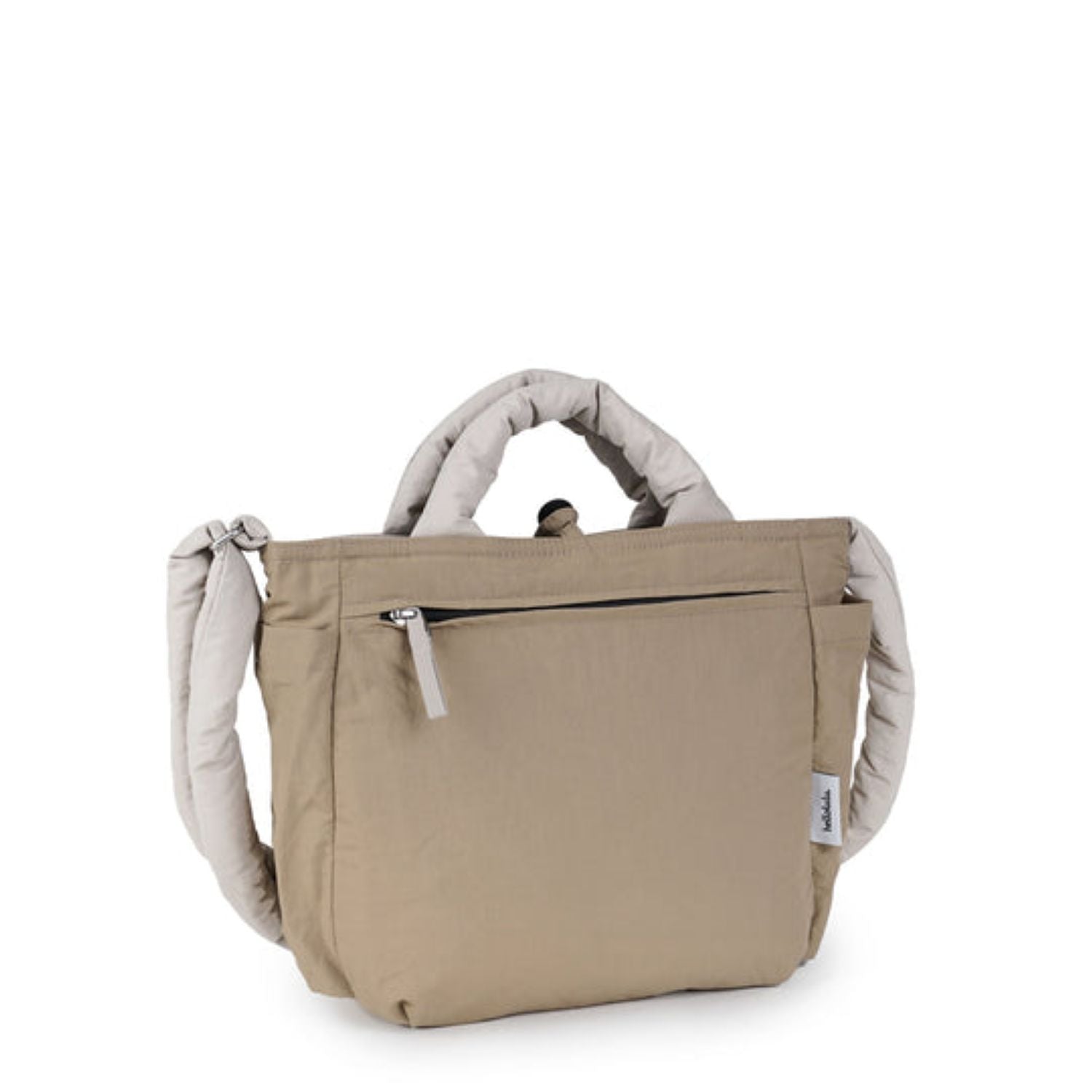 Hellolulu Kelis Double Sided 2-Way Shoulder Bag (Silver Birch/Pale Khaki)