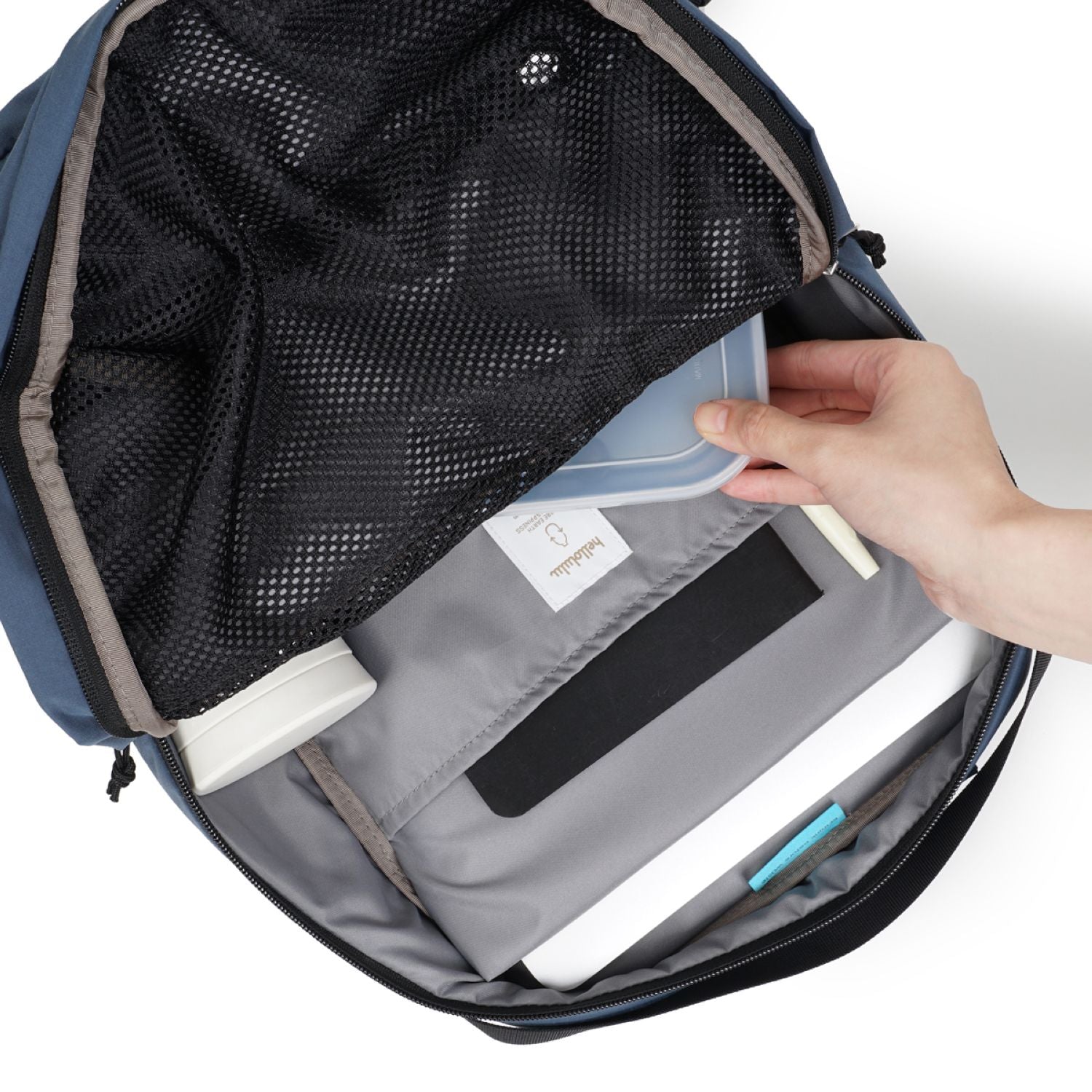 Hellolulu Kiira 2 In 1 Daypack Recycled (Blue Gray)