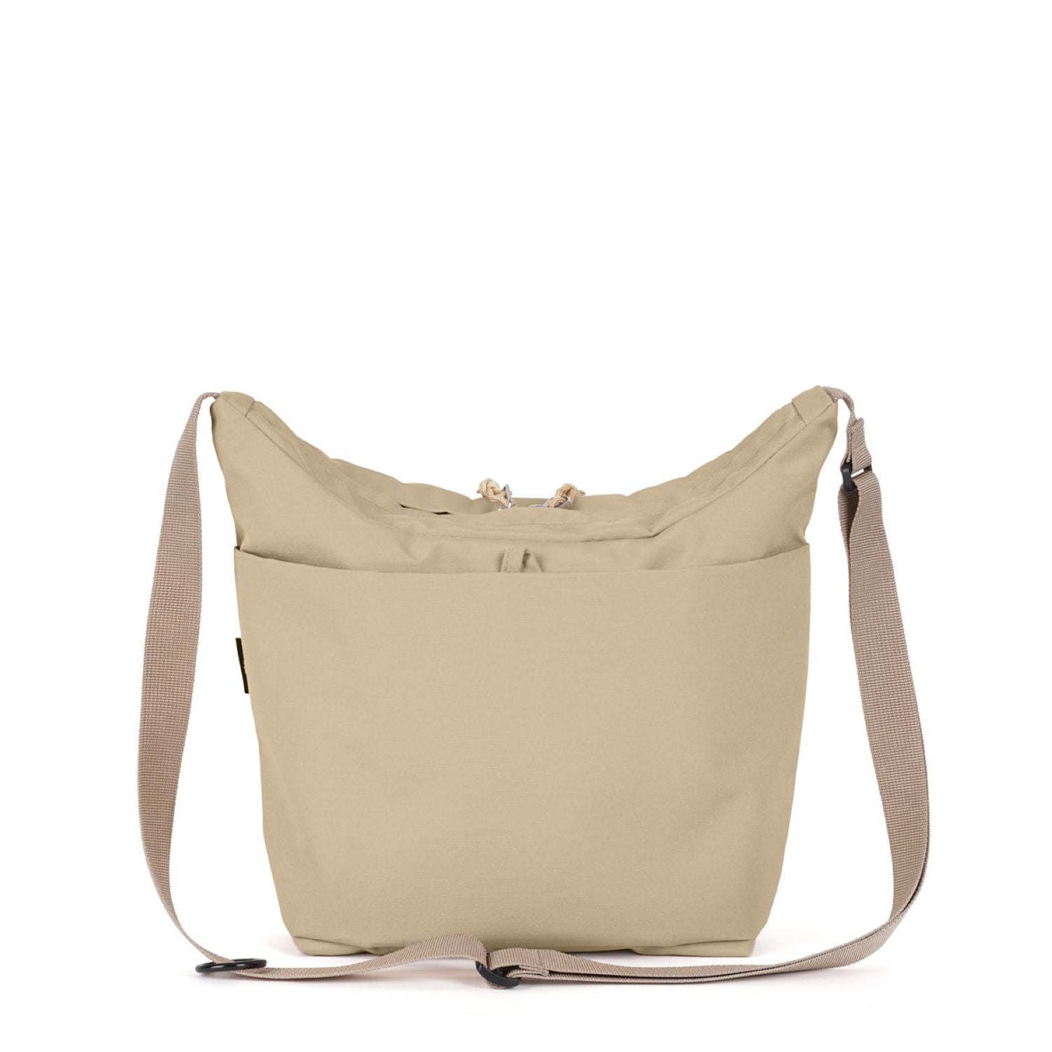 Hellolulu Lucas Wide Zip Shoulder Bag (Fog Khaki)