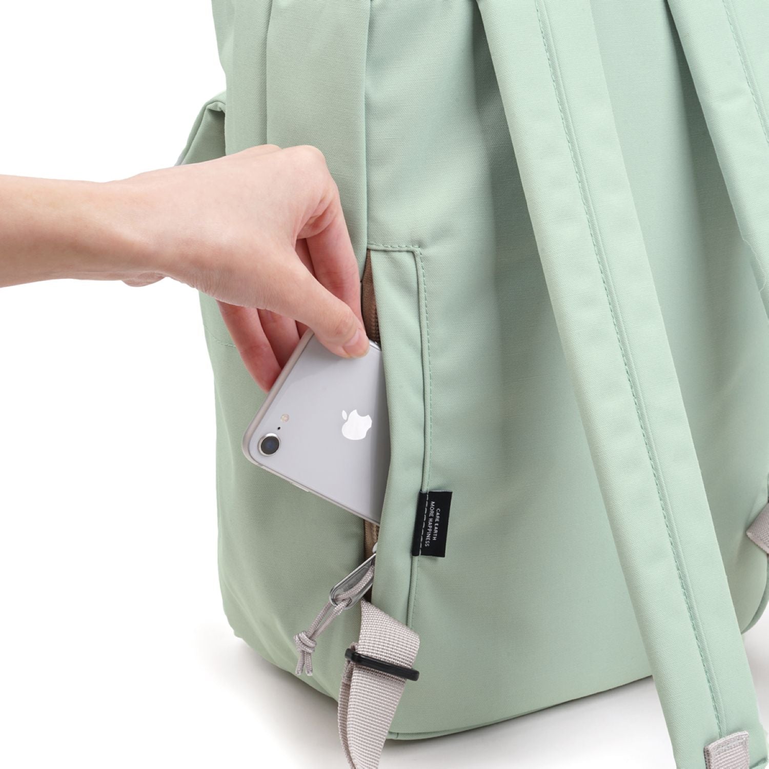 Hellolulu Mini Carter Backpack Recycled (Mint Green)