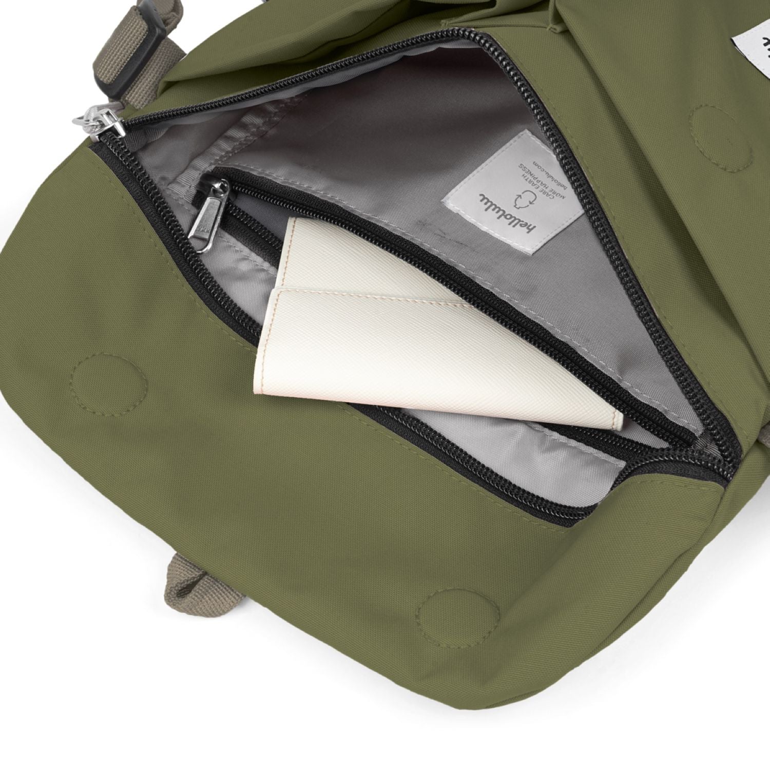 Hellolulu Mini Kasen Shoulder Bag Recycled (Capulet Olive)