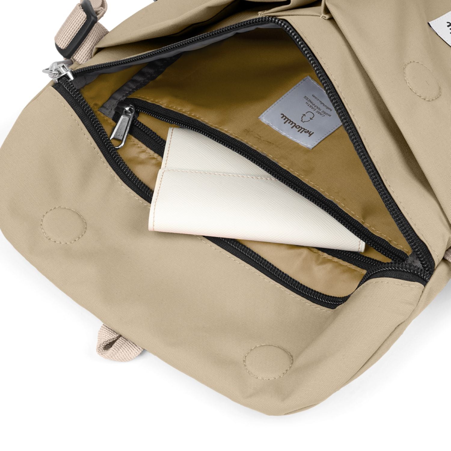 Hellolulu Mini Kasen Shoulder Bag Recycled (Fog Khaki)
