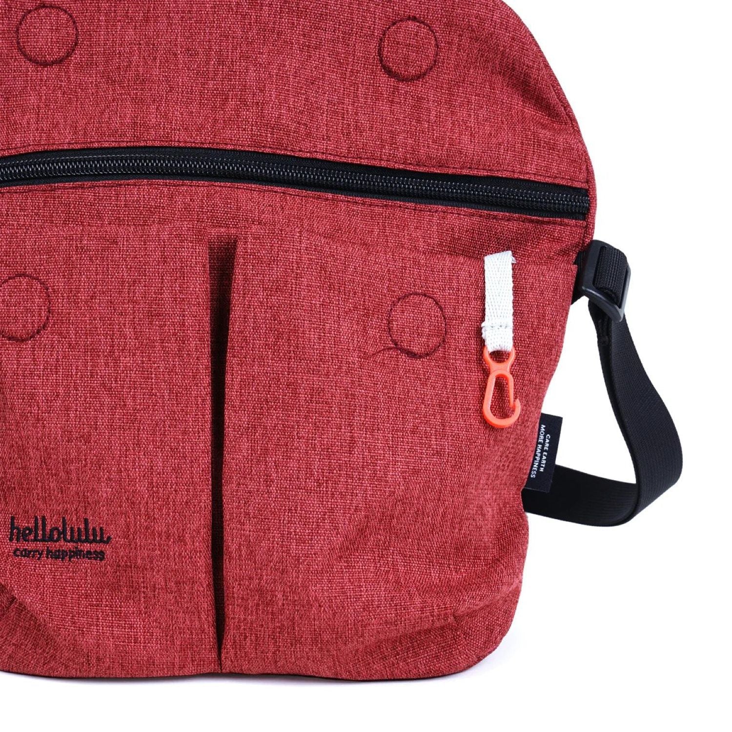 Hellolulu Mini Kasen Shoulder Bag Recycled (Solid Wine)