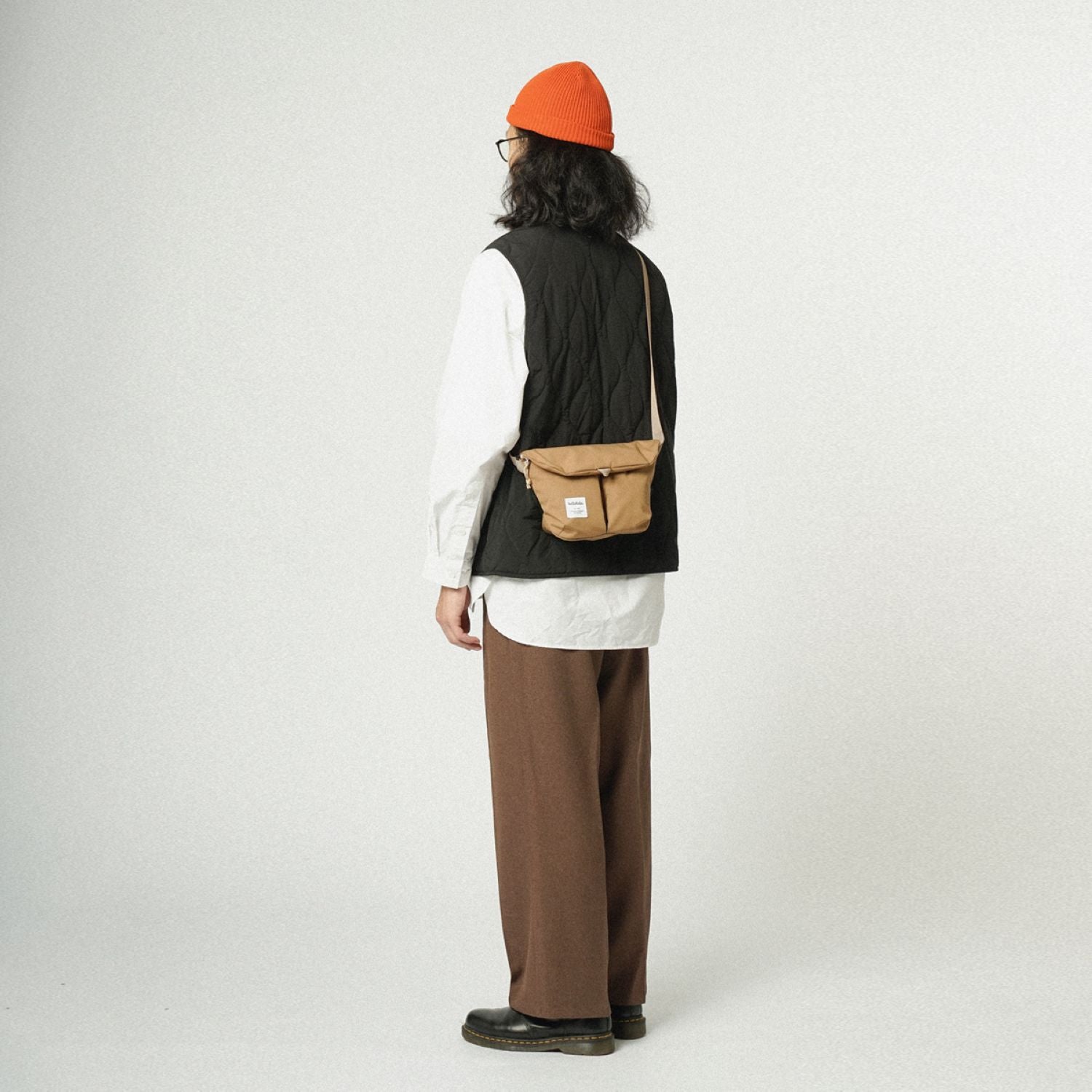 Hellolulu Mini Kasen Shoulder Bag Recycled (Wood Brown)