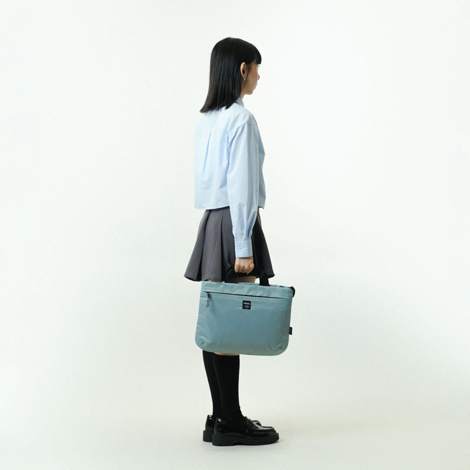 Hellolulu Mira 2-Way Sleeve Case 14" Recycled (Dusty Blue)