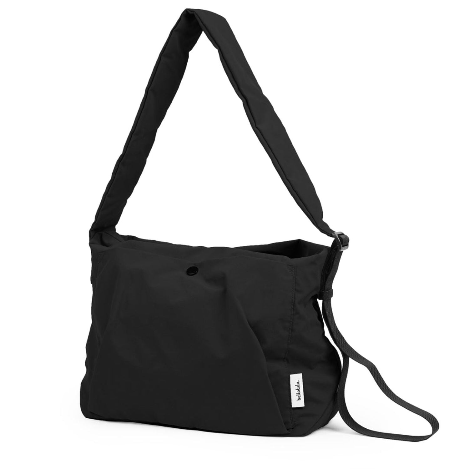 Hellolulu Nick 2 Way Drawstring Shoulder Bag (Black)