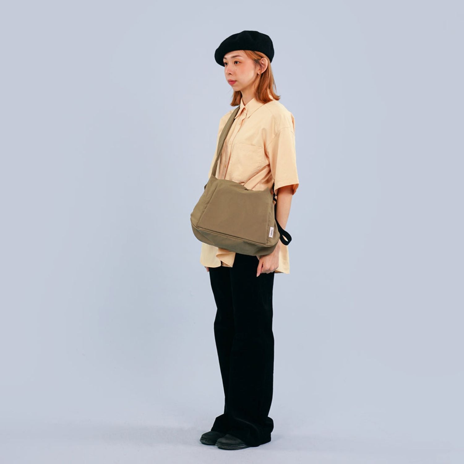 Hellolulu Nick 2 Way Drawstring Shoulder Bag (Frosted Almond)