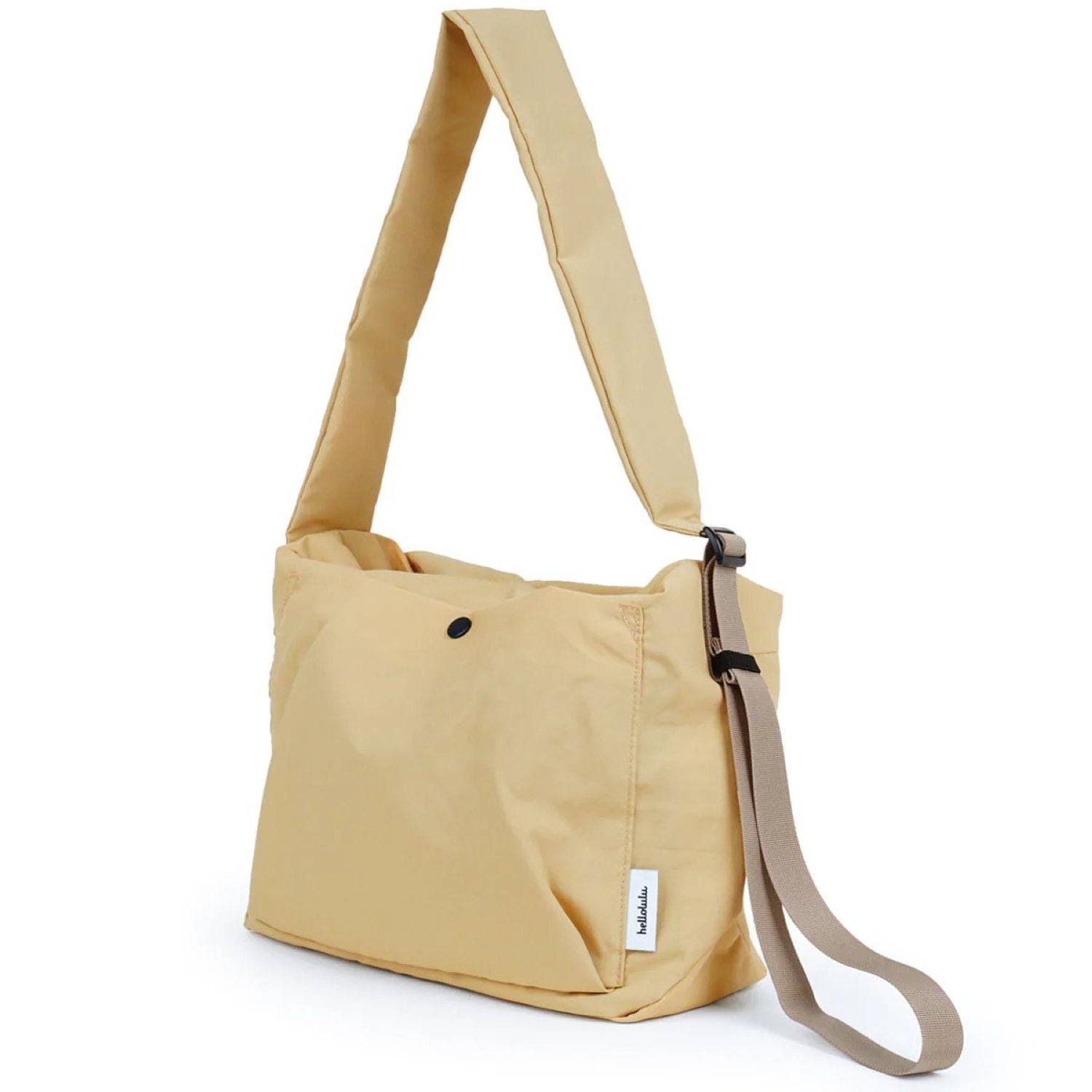 Hellolulu Nick 2 Way Drawstring Shoulder Bag (Light Oak)