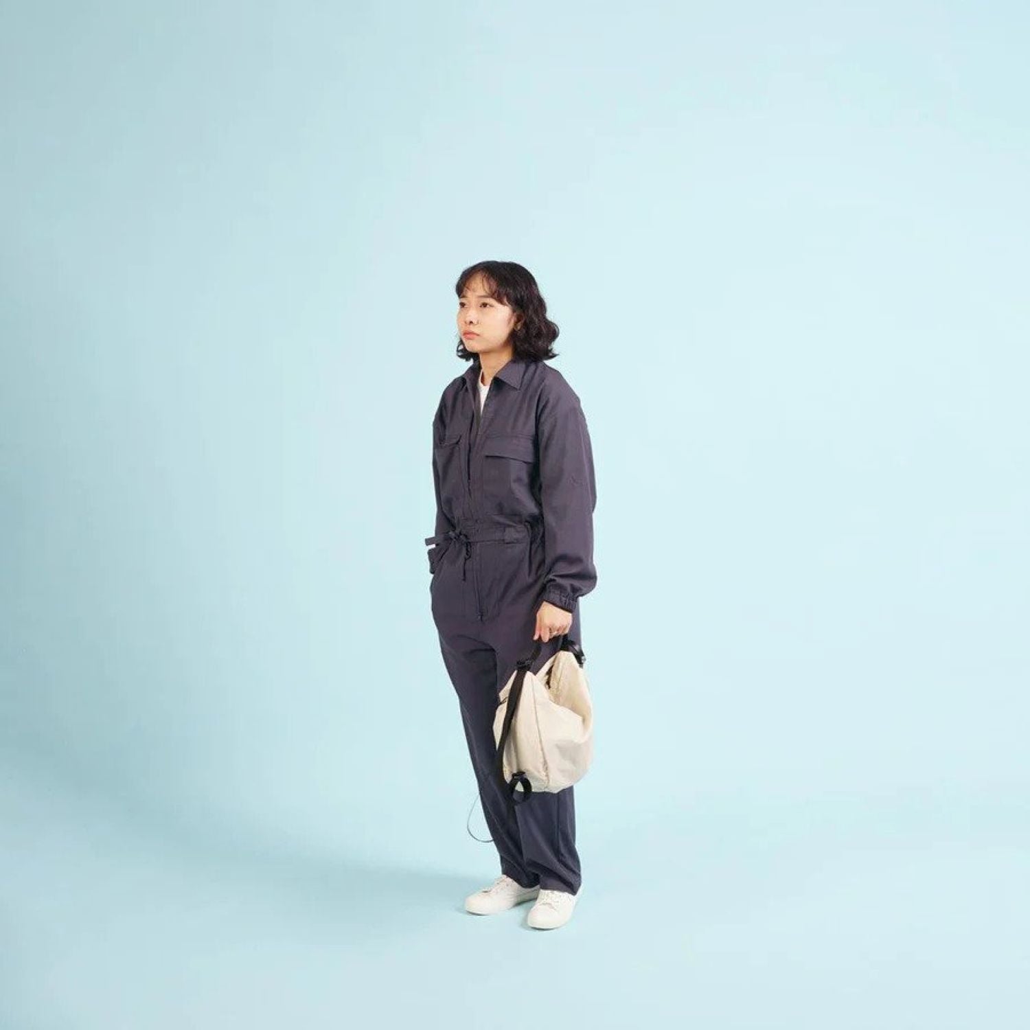 Hellolulu Rea Daily Duo Shoulder Bag (S) (Brush Beige)