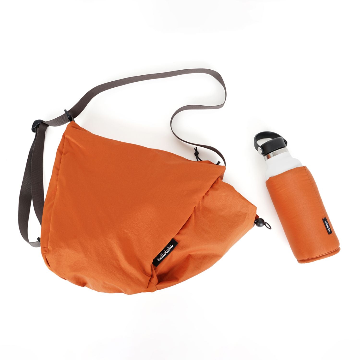 Hellolulu Rea Daily Duo Shoulder Bag S (Burnt Orange)