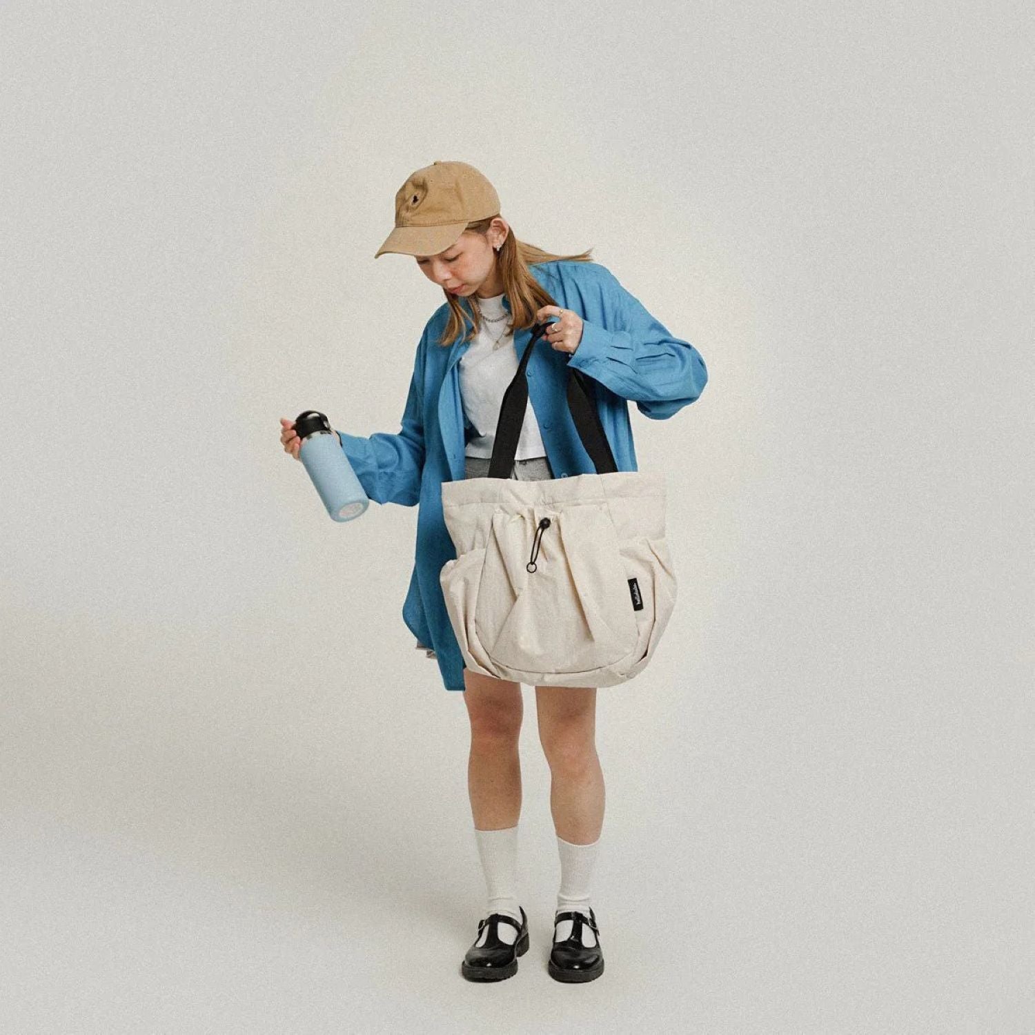 Hellolulu Reon All Day Tote Recycled (Brush Beige)