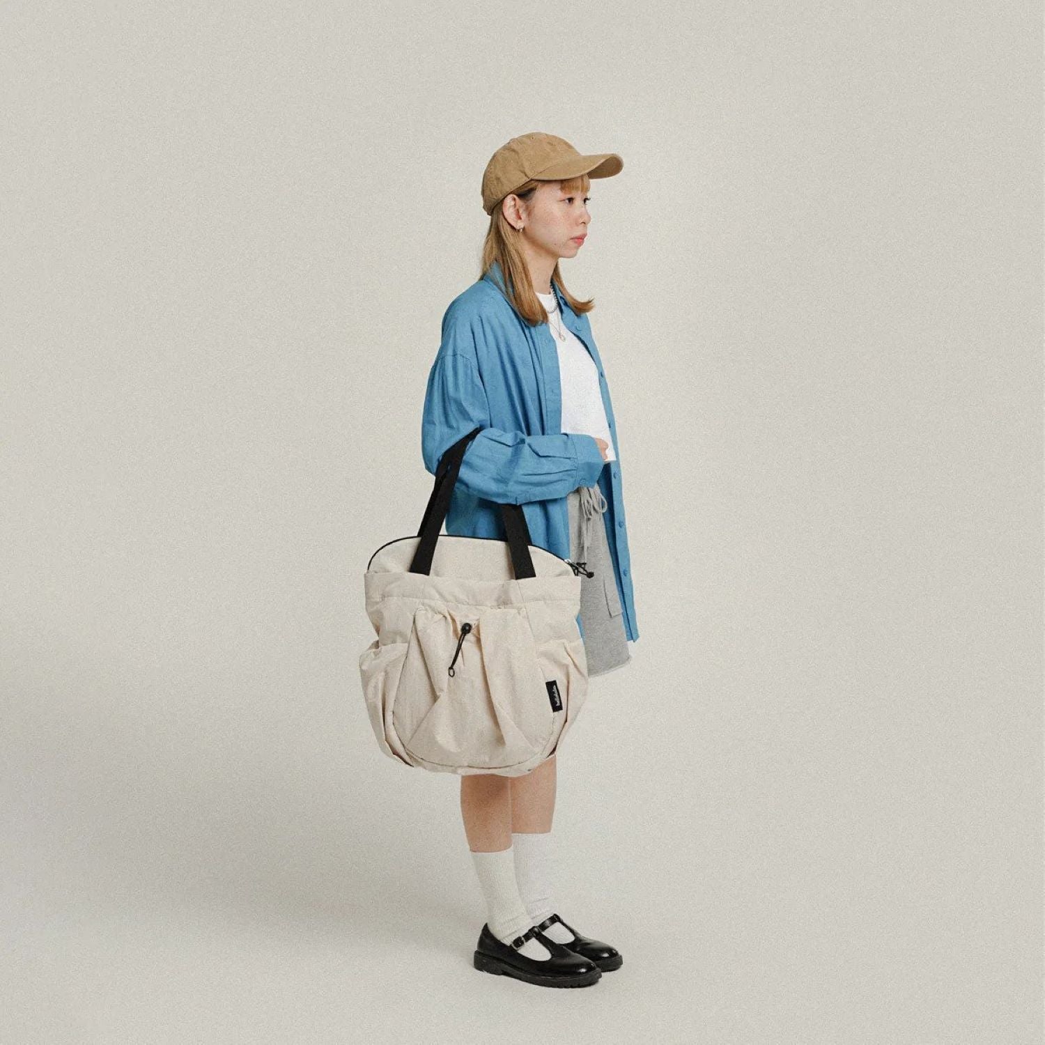 Hellolulu Reon All Day Tote Recycled (Brush Beige)