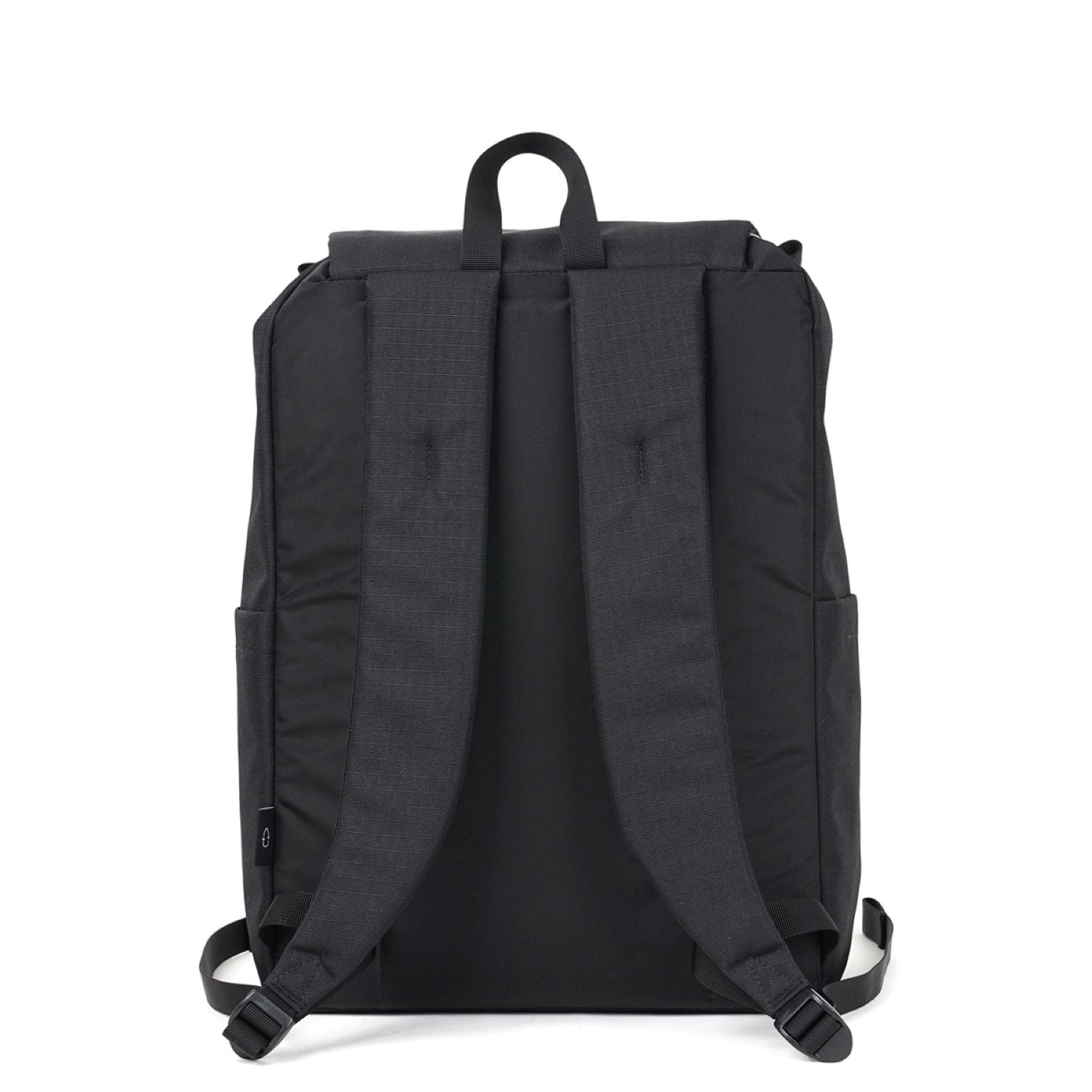 Hellolulu Saro Utility Flap Backpack M Recycled (Charcoal Black)