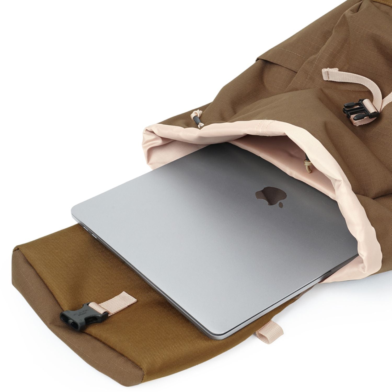 Hellolulu Saro Utility Flap Backpack M Recycled (Tan Khaki)