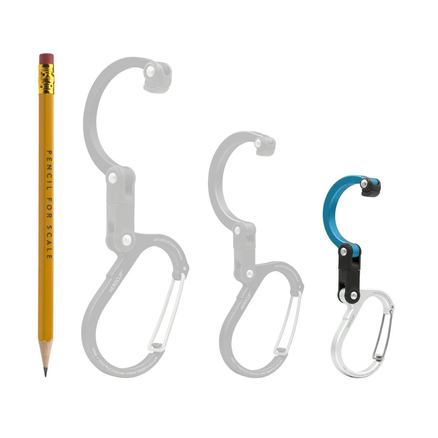 Heroclip Carabiner Mini - Blue Steel