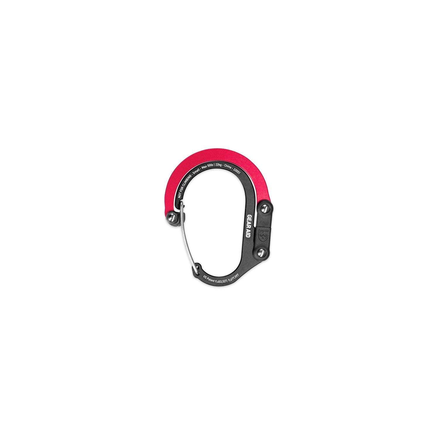 Heroclip Carabiner Small - Black & Red