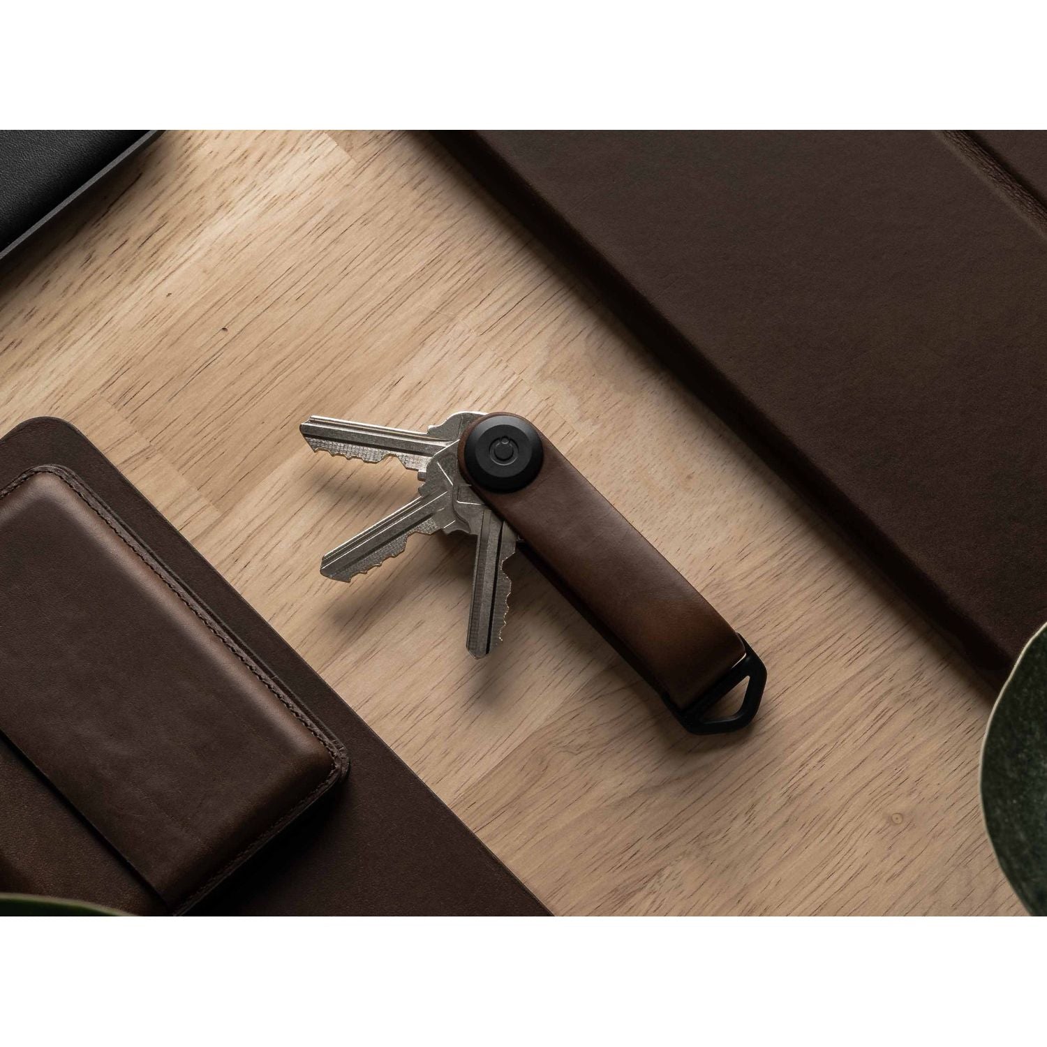 Orbitkey Hybrid Leather Key Organiser (Black)