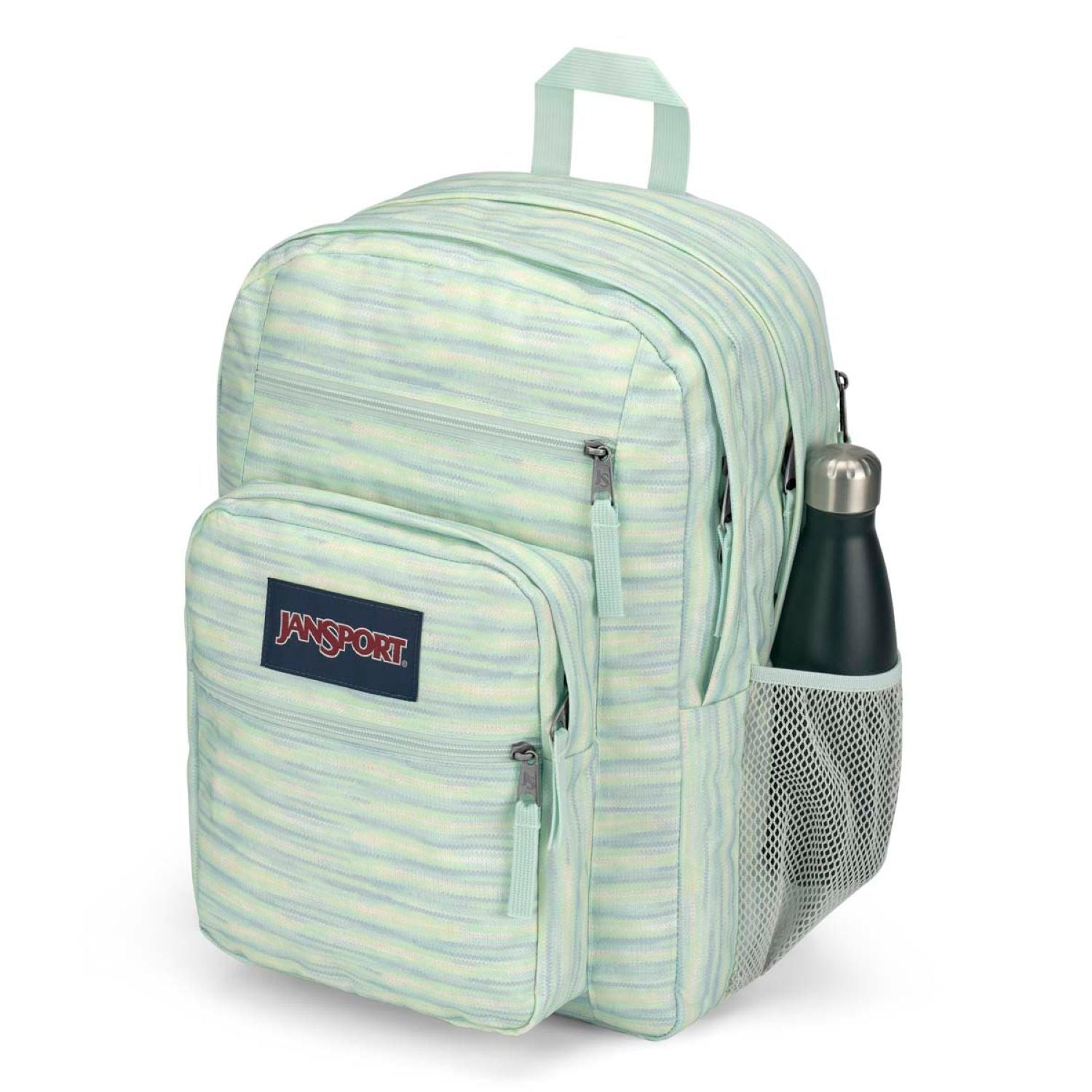 Jansport Big Student Backpack - 70s Space Dye Fresh Mint