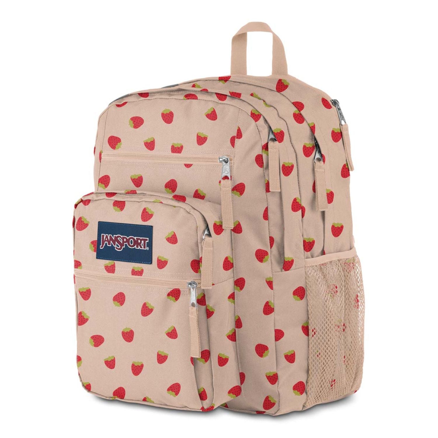 Jansport Big Student Backpack - Strawberry Shower