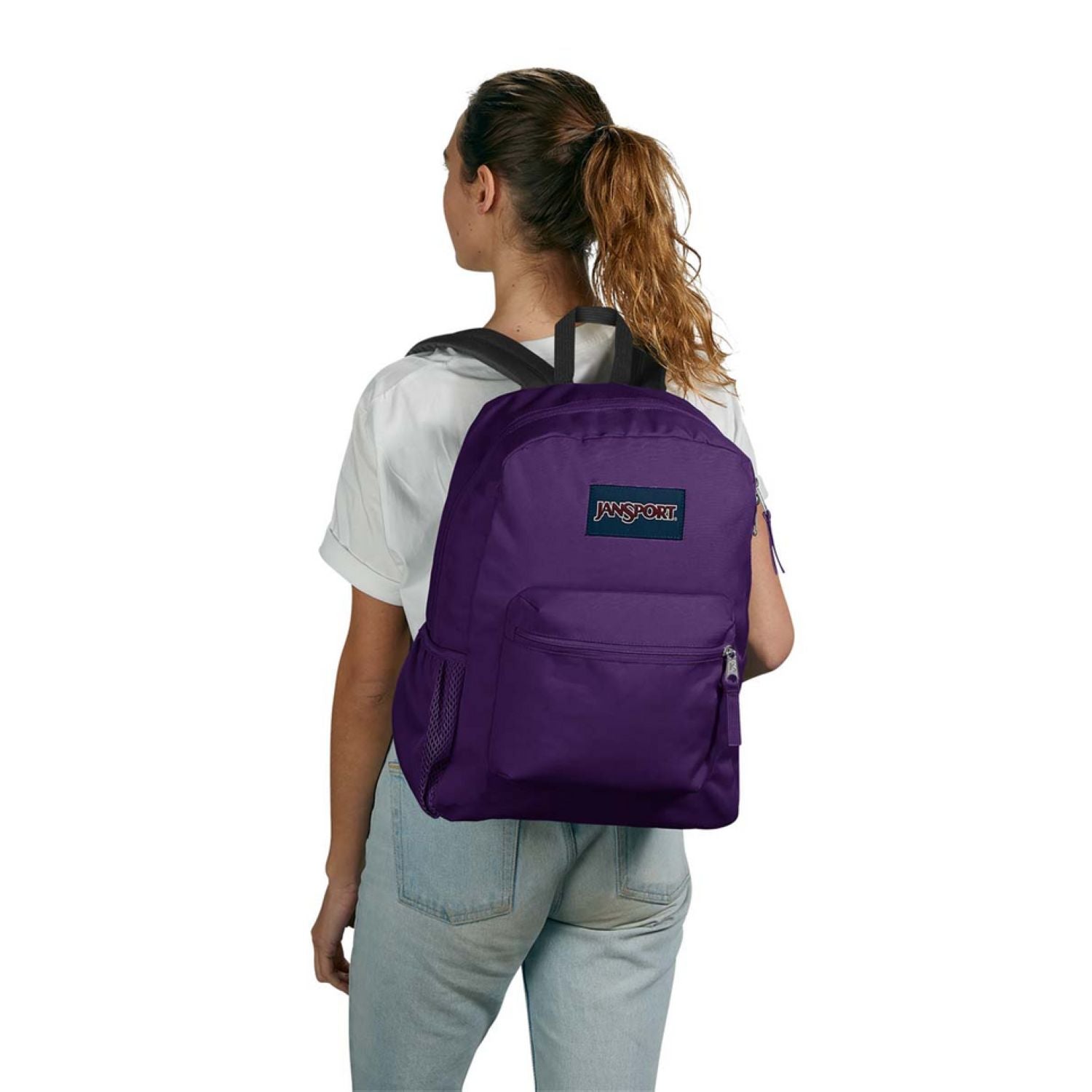Jansport Cross Town Backpack - Brazilian Berry