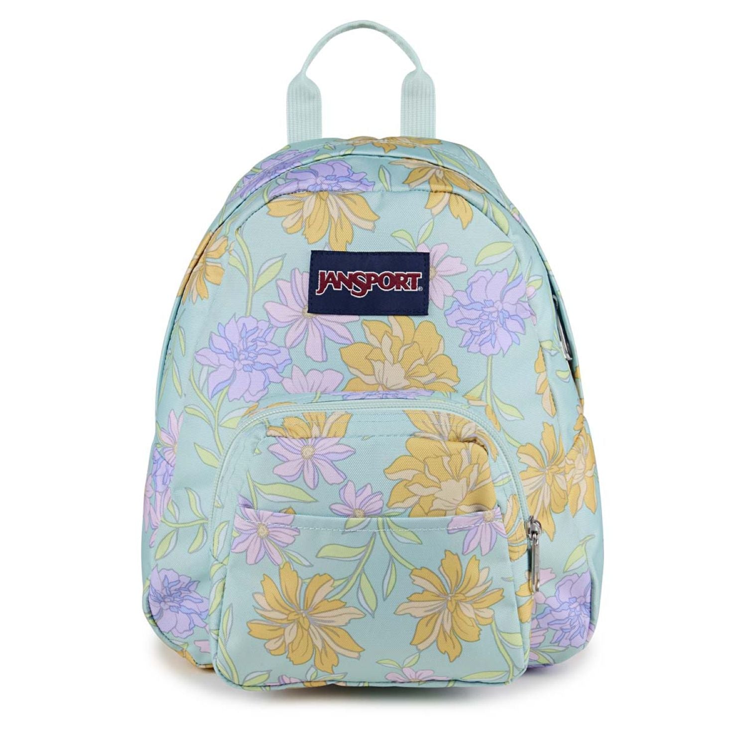 Jansport Half Pint Mini Backpack - Faded Floral Fresh Mint