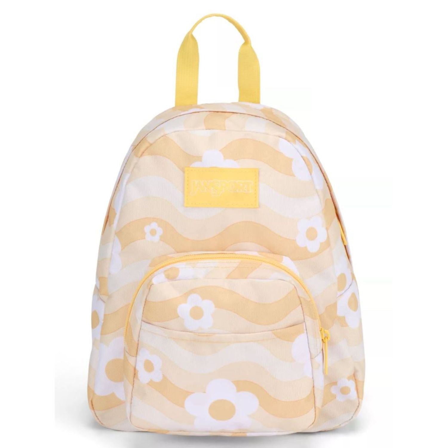 Jansport Half Pint Mini Backpack - Flower Power Yellow