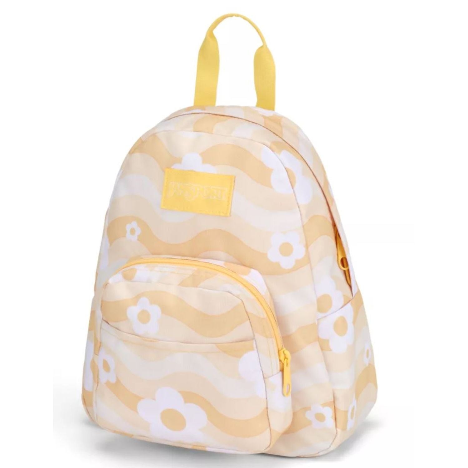 Jansport Half Pint Mini Backpack - Flower Power Yellow