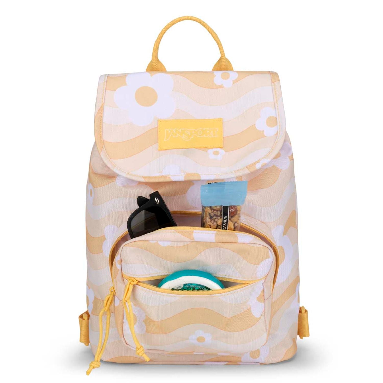Jansport Highlands Mini Pack Backpack - Flower Power Yellow