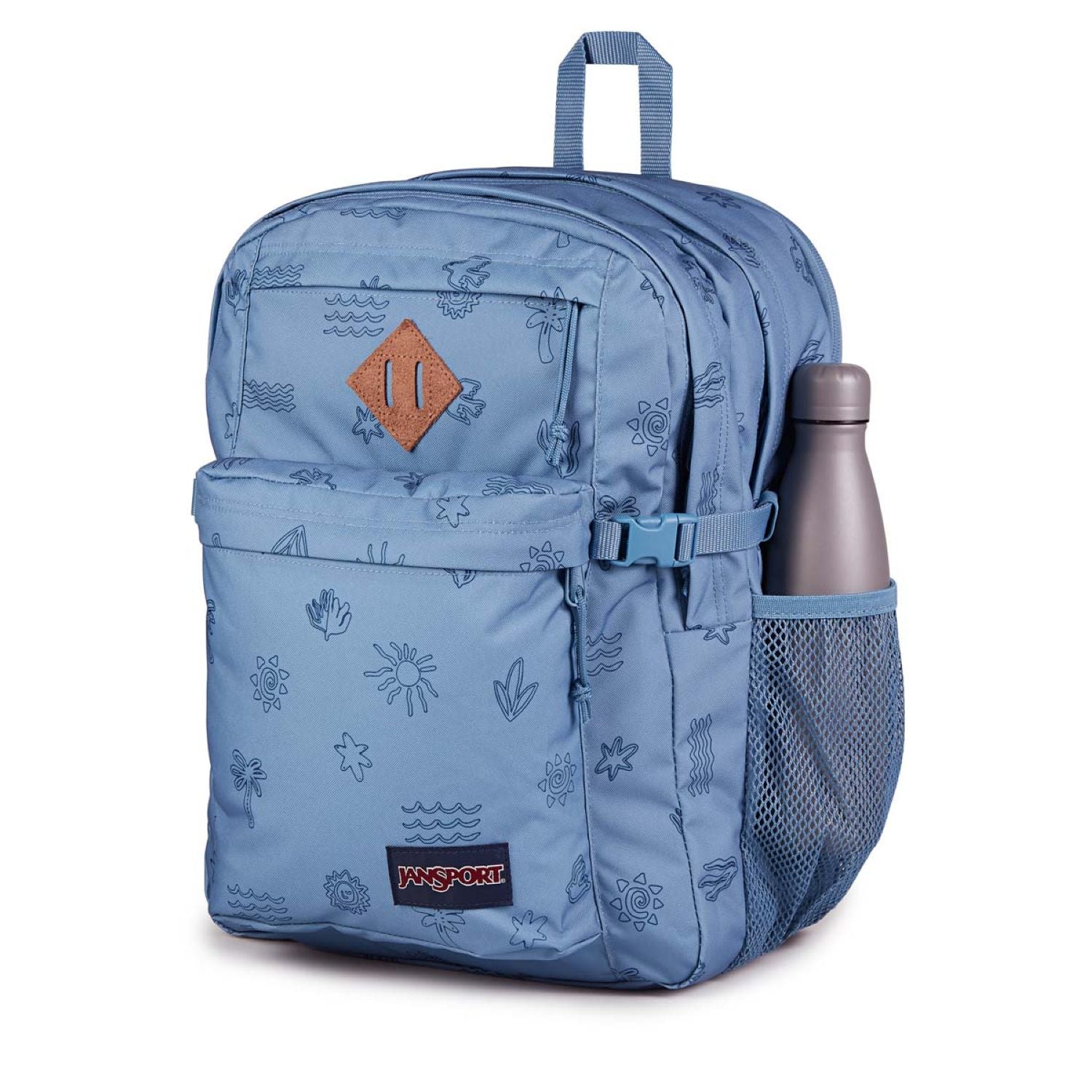 Jansport Main Campus Backpack - Sunny Sketches Blue